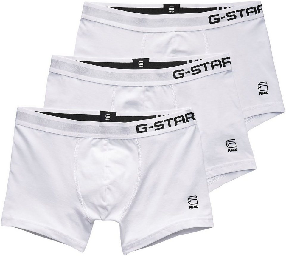 G-Star RAW Boxer Classic trunk 3 pack (Packung, 3-St., 3er-Pack), Perfekte  Passform durch den Elasthananteil