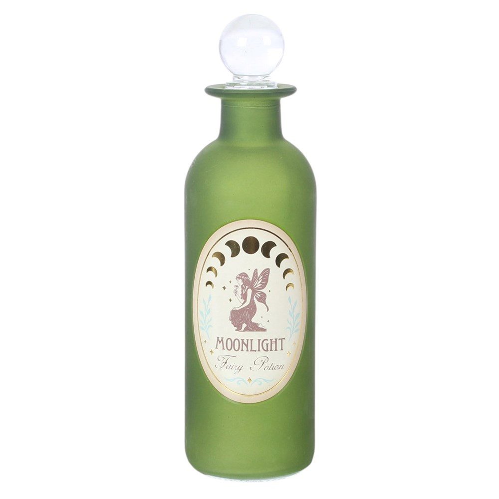 Something Different Dekoobjekt Moonlight Fairy Potion – Dekorationsflasche aus Glas mit Fee (Einzelartikel), Moonlight Fairy Potion – Dekorationsflasche aus Glas mit Fee