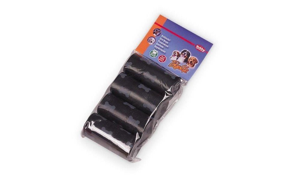 Nobby Hundehandtuch Nobby TidyUp Kotbeutel mit Knochendruck schwarz, 4