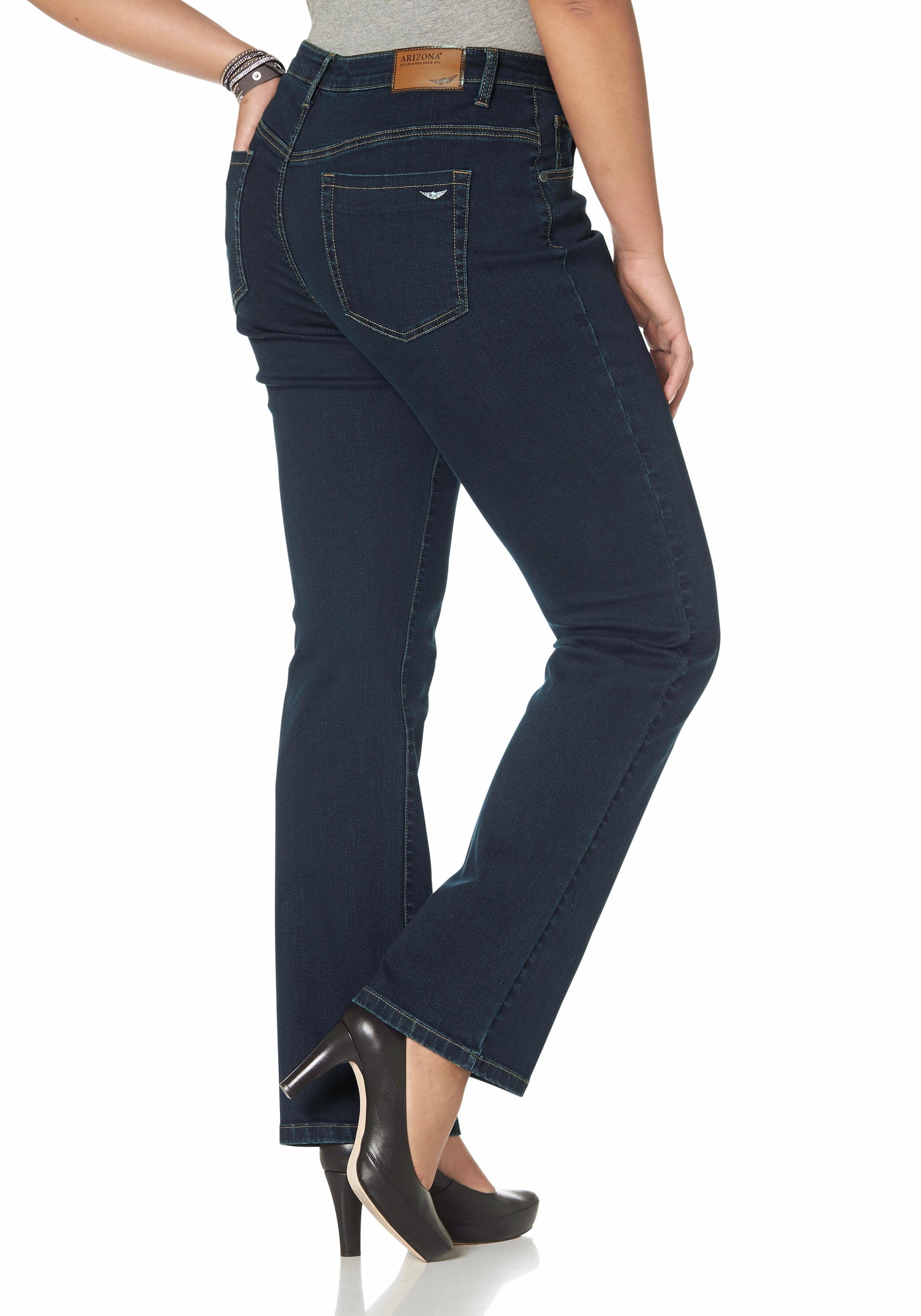 Arizona Gerade Jeans Curve-Collection hohe Leibhöhe, günstig online kaufen