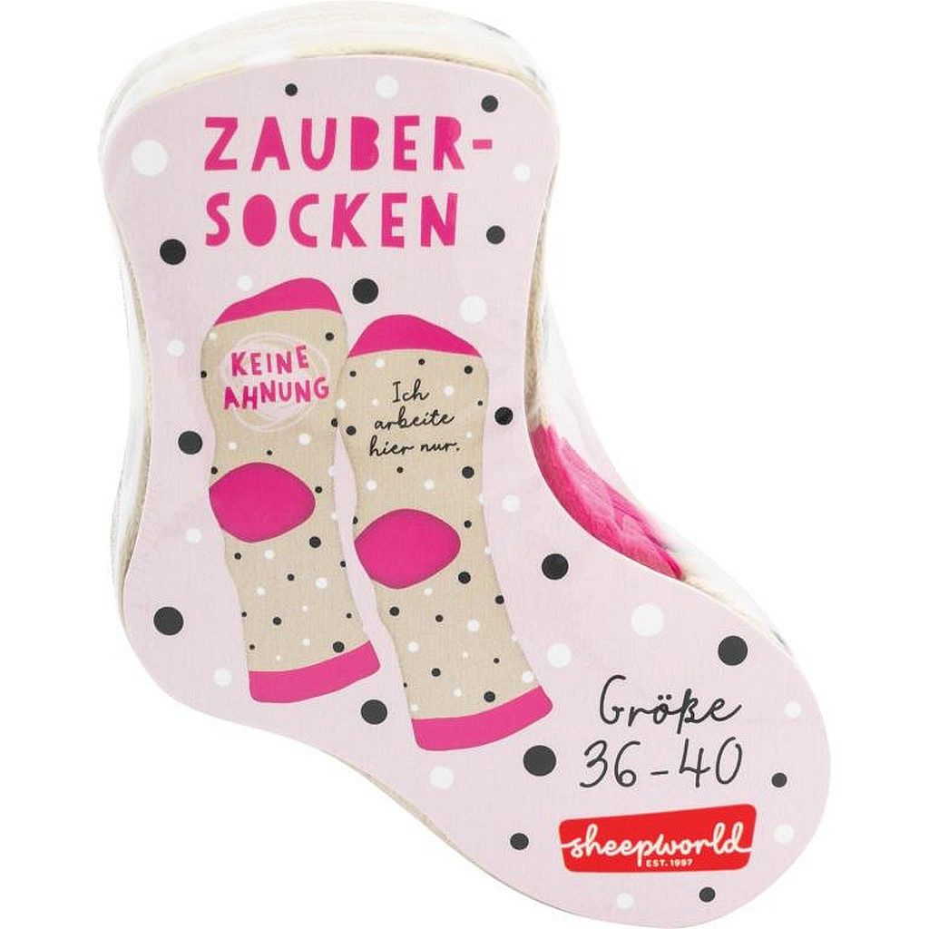 Sheepworld Socken Sheepworld Damen Socken Zaubersocken Gr 36-40 Geschenk AHNUNG 74847