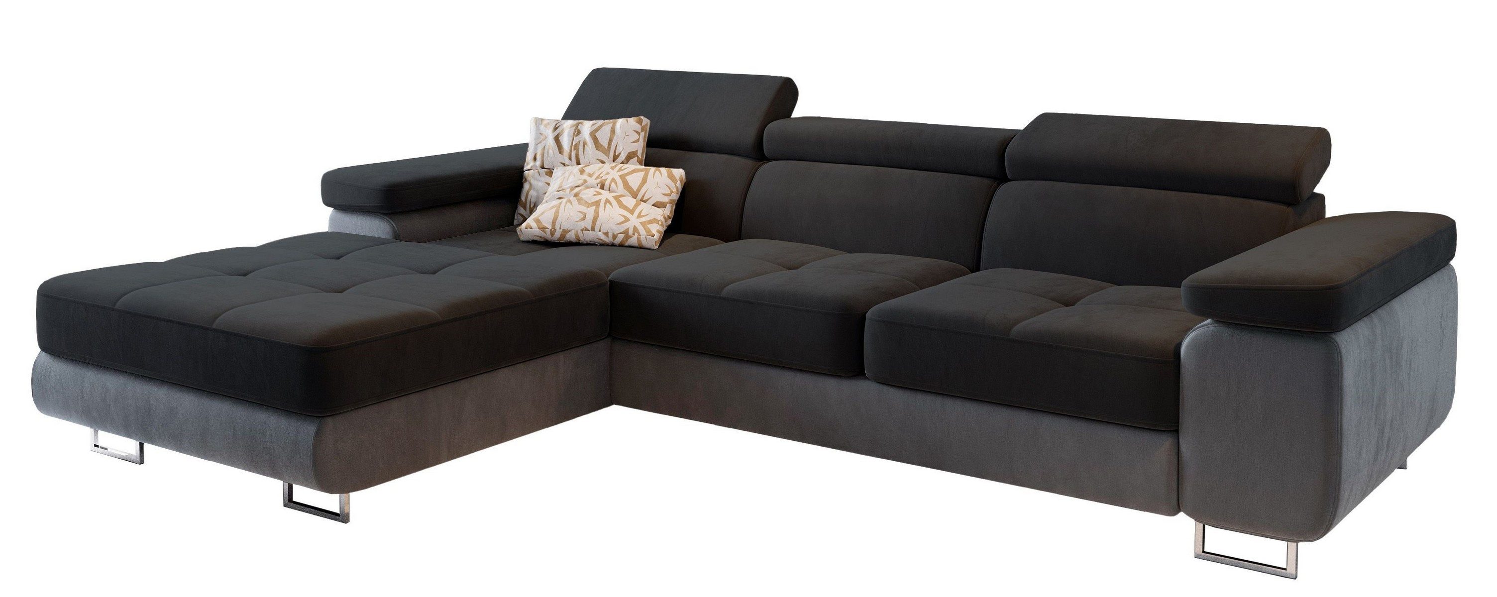 Masseno Ecksofa ELMA mit Schlaffunktion L-Form, günstig online kaufen