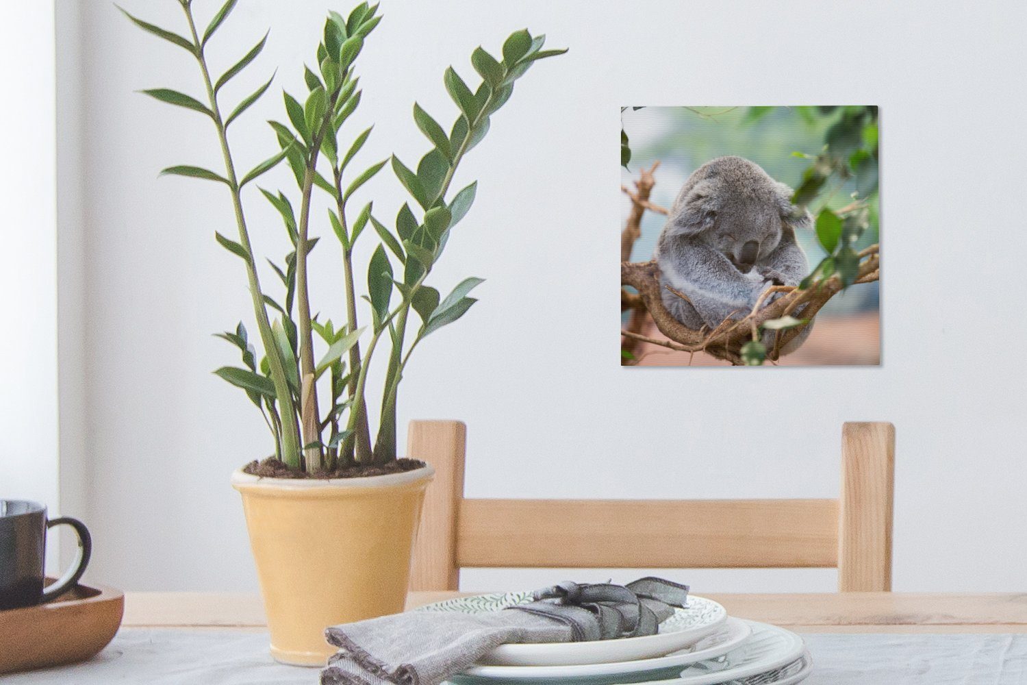 OneMillionCanvasses® Leinwandbild Koala - - - Zweige Schlafzimmer Mädchen, Jungen - Kinder Bilder St), für Wohnzimmer (1 Leinwand