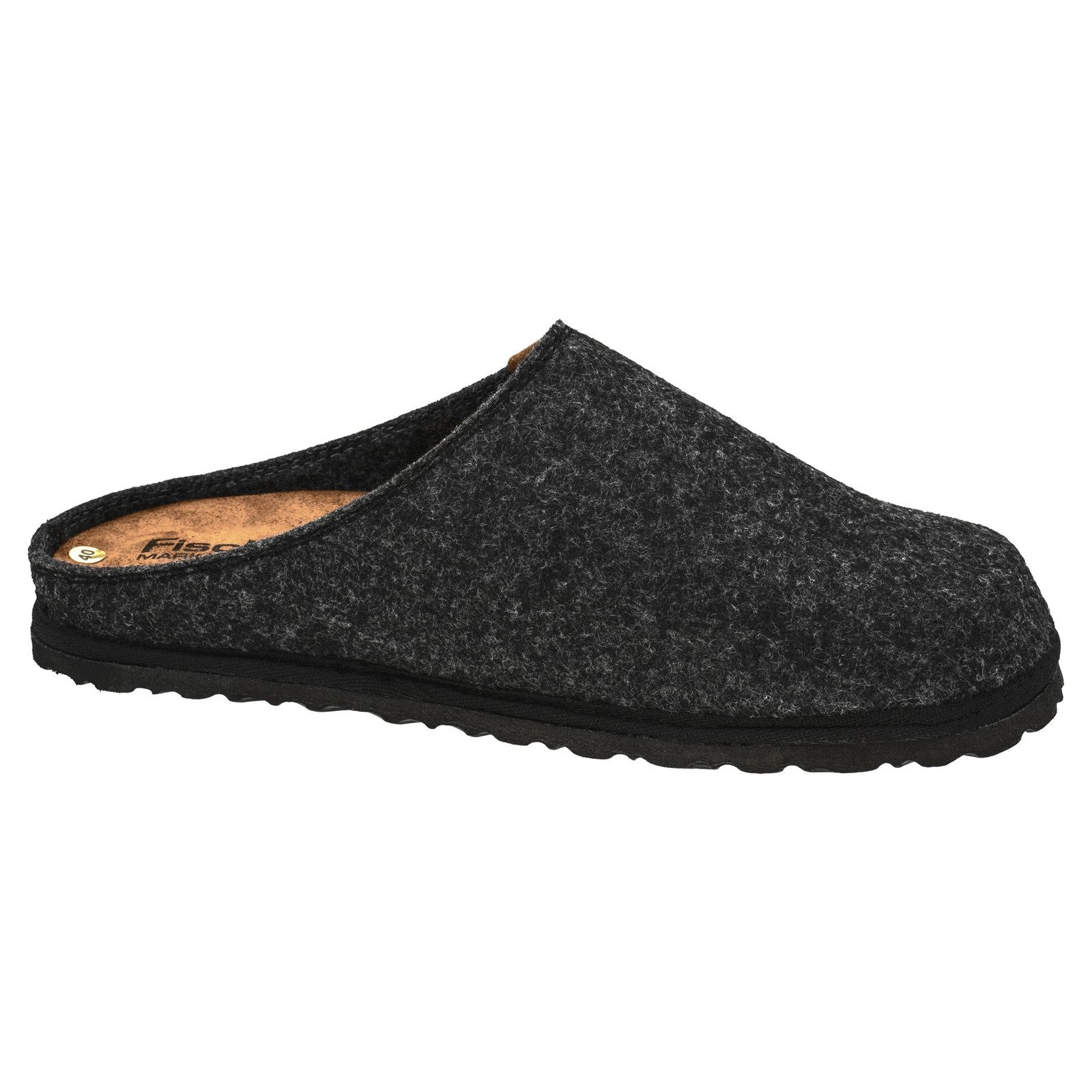 Fischer-Markenschuh Pantoffeln Helge Hausschuh mit herausnehmbarer Einlegesohle – Bild 3 von 5