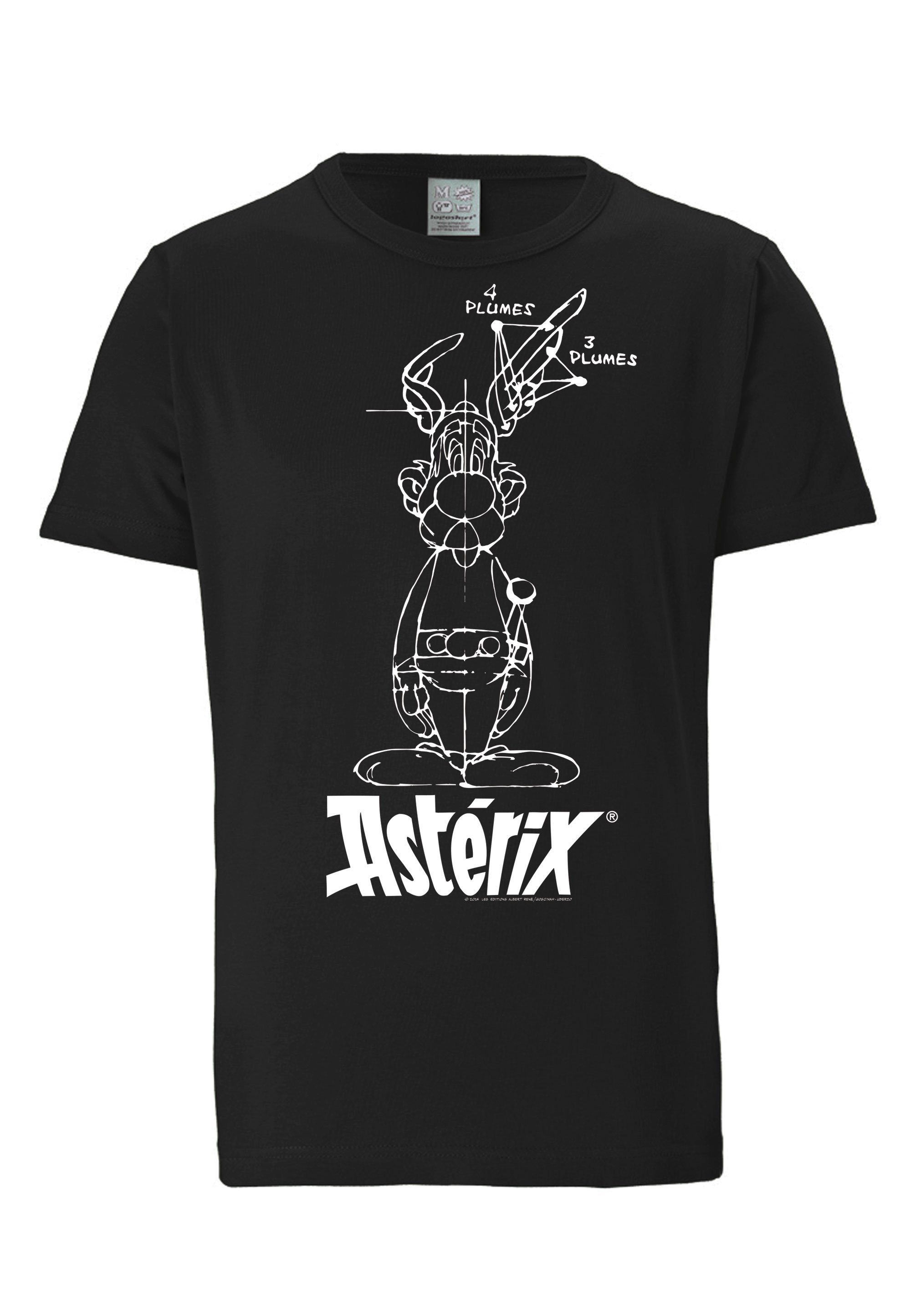 mit lizenzierten T-Shirt Originaldesign der Gallier LOGOSHIRT Asterix