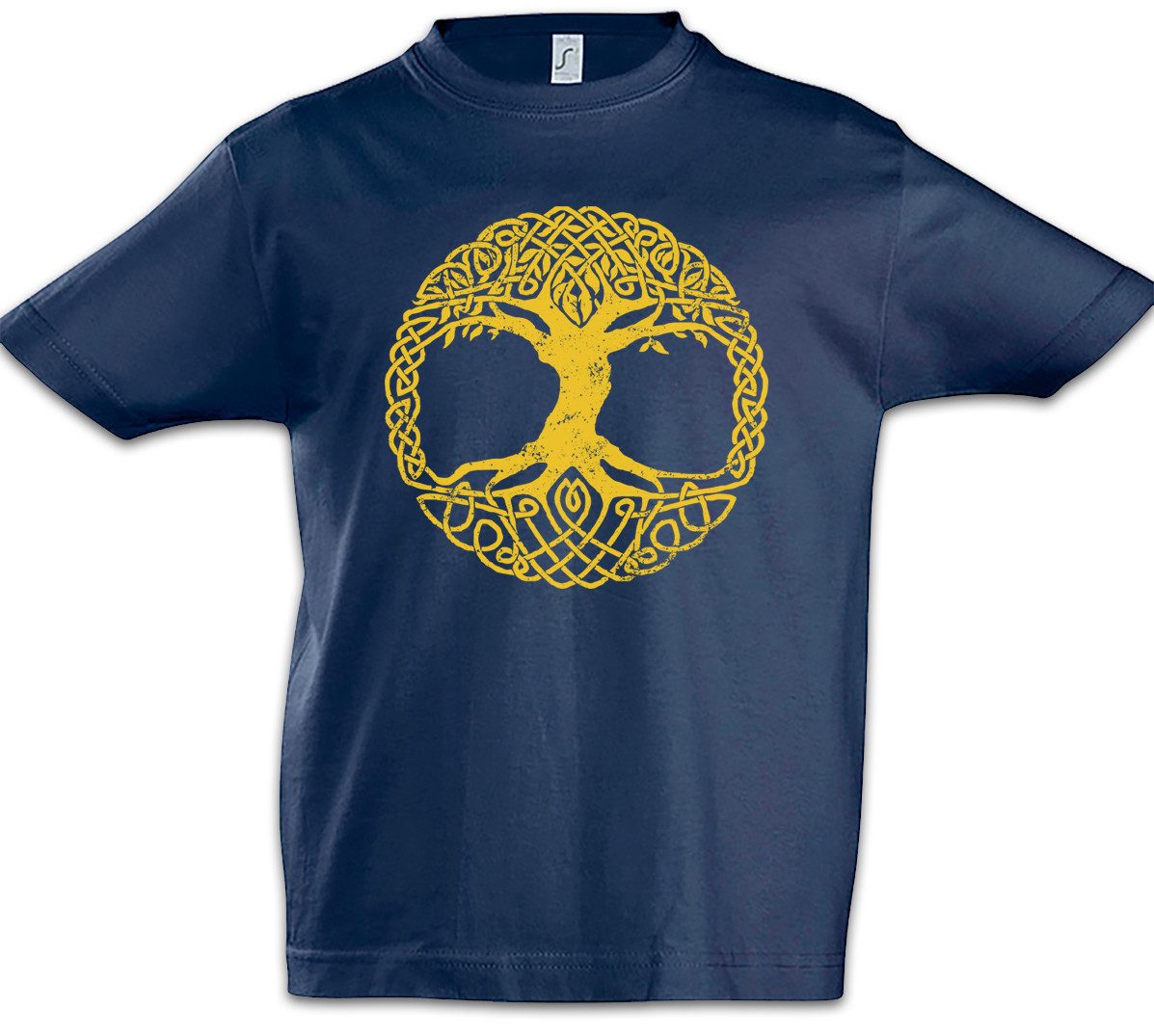 Print-Shirt Yggdrasil Tree Logo V Kinder T-Shirt Asen Odin Loki Of Thor Life