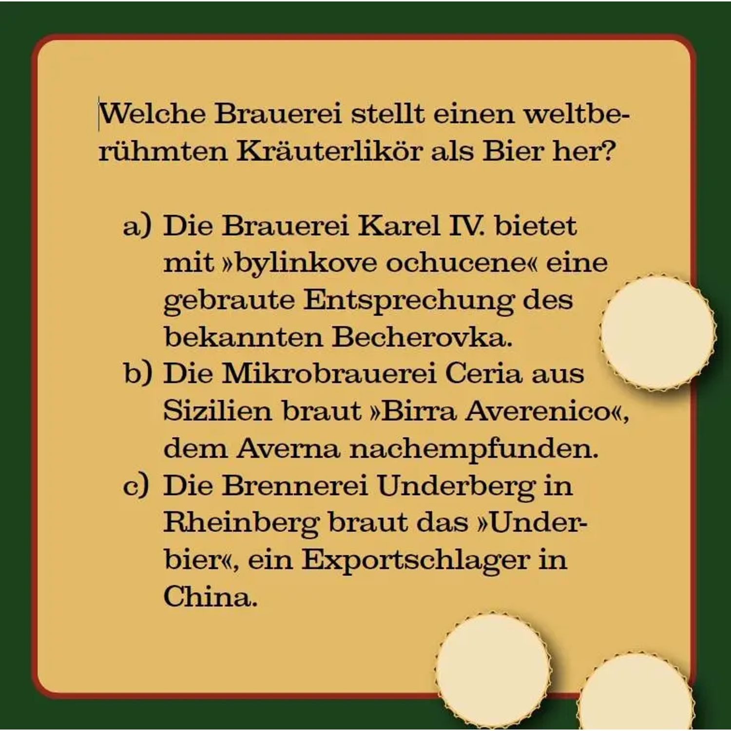 ars vivendi Spiel Bier-Quiz 2 - (Neuauflage)