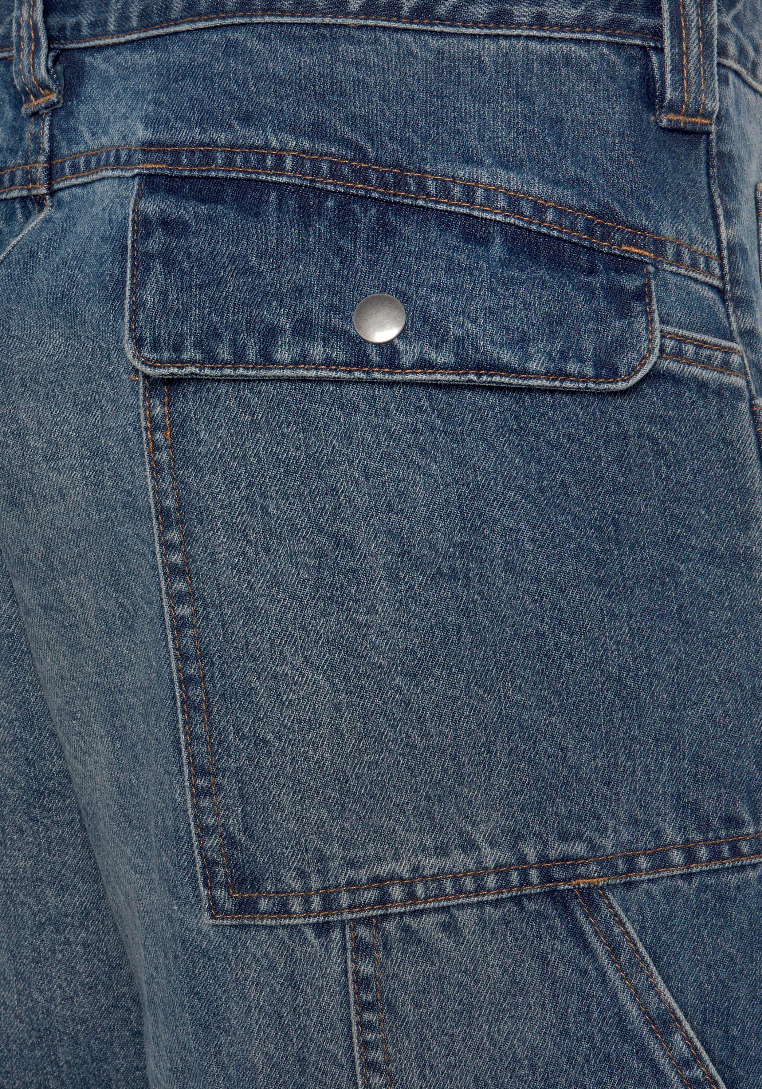 Country Bund, Jeans Baumwolle, dehnbarem comfort fit) Arbeitshose Jeansstoff, Taschen mit Multipocket Northern 9 (aus robuster mit praktischen 100%