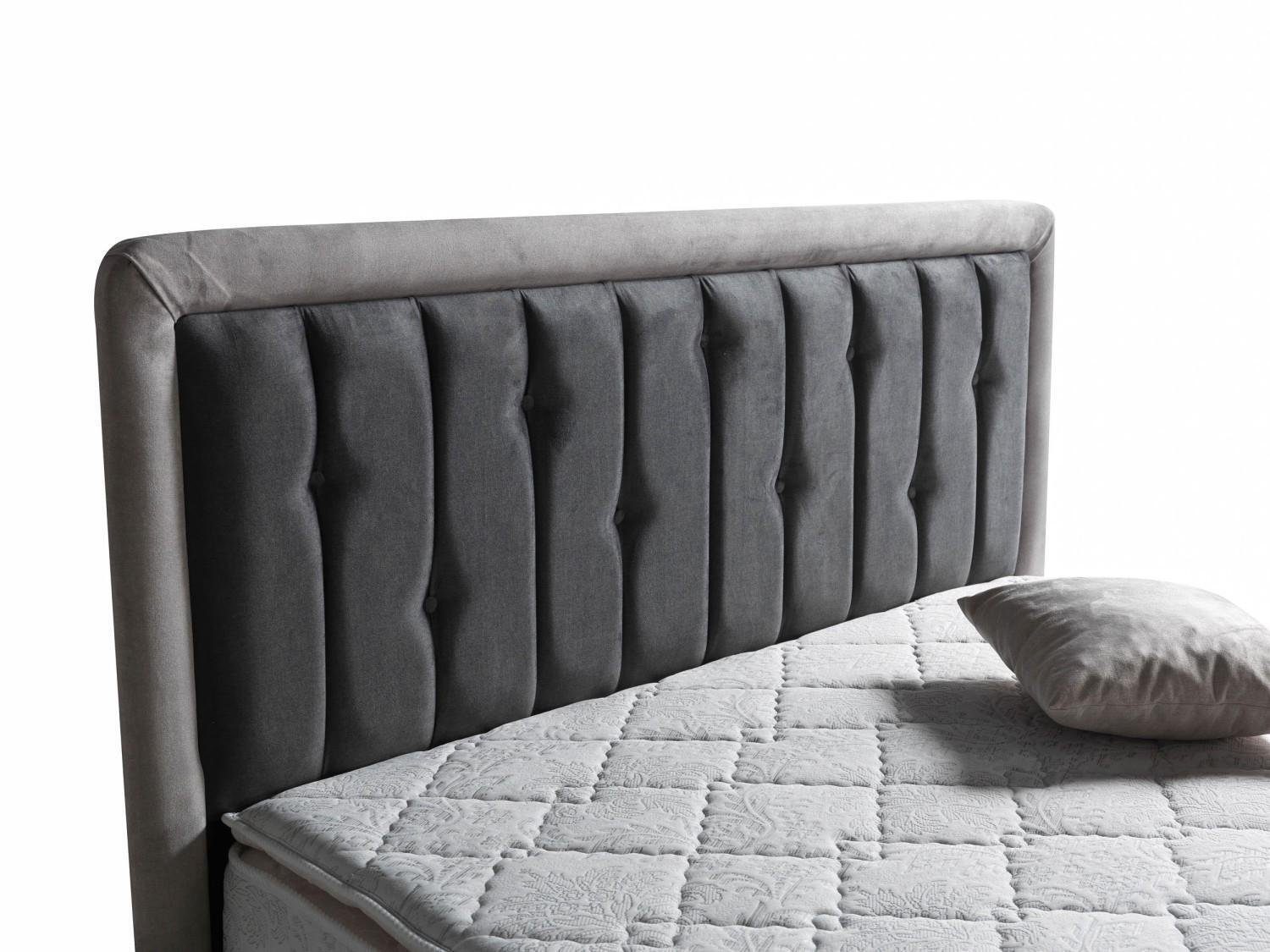 JVmoebel Bett Europe Möbel Doppelbett Made Luxus (Bett), 180x200 In Polster Betten Design Schlafzimmer Bett