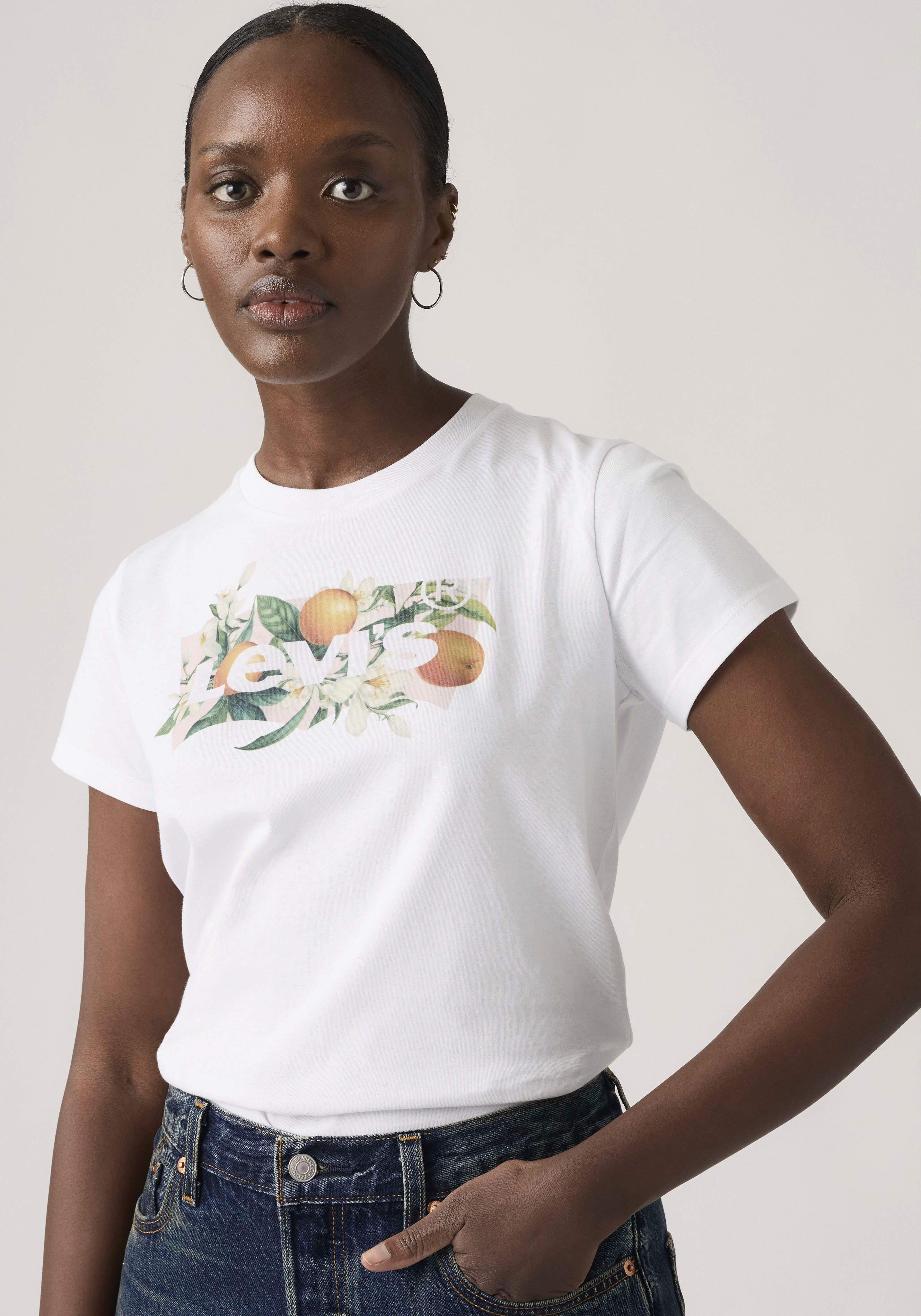 Levi's® T-Shirt LSE THE PERFECT TEE mit Logodruck