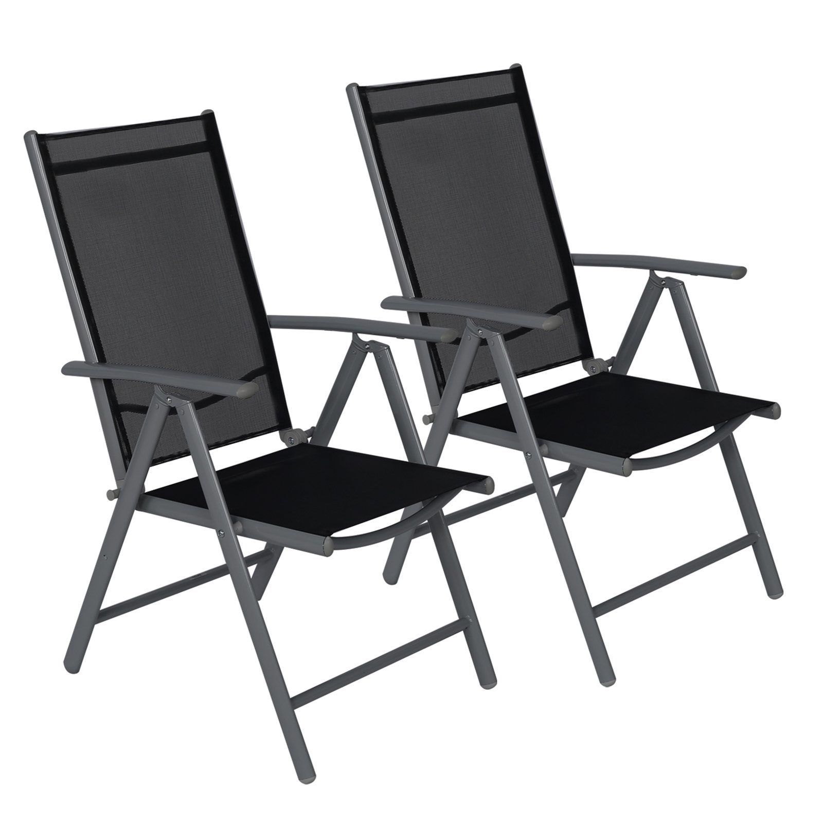 CCLIFE Klappstuhl Gartenstühle Balkonstühle Alu Klappstuhl günstig online kaufen