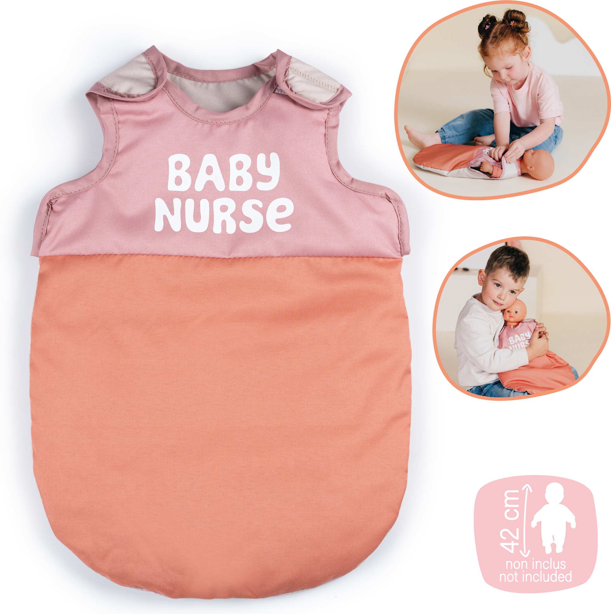 Smoby Puppen Schlafsack Puppe Zubehör Baby Nurse Puppen Schlafsack Puppen bis 42 cm 7600220398