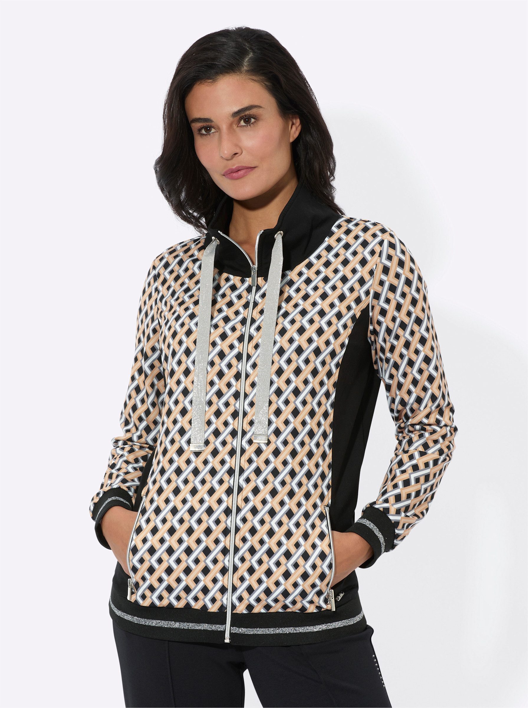creation L Trainingsjacke Jacke Langarm