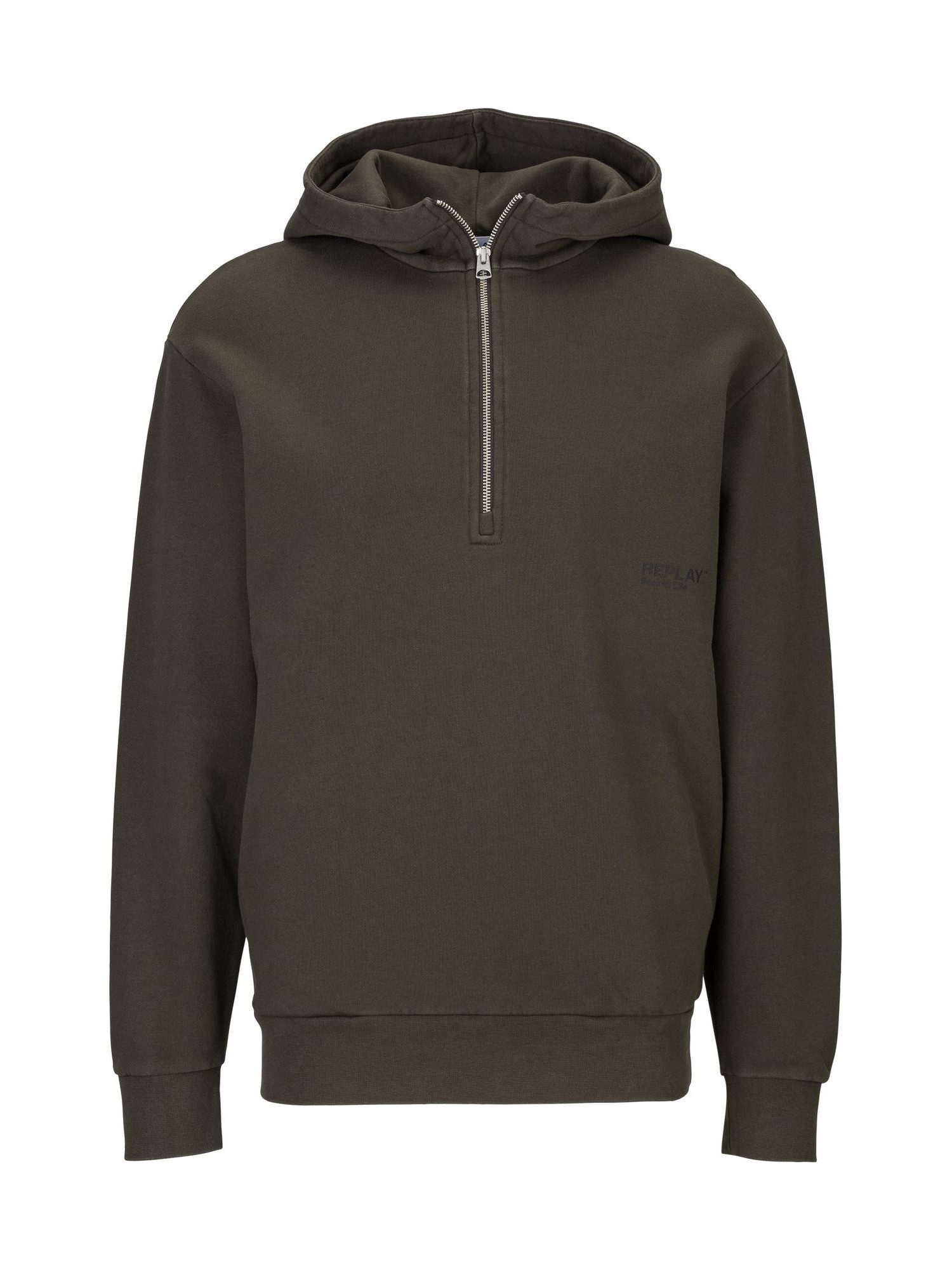 Replay Sweatshirt Sweatshirt mit Ton in Ton Logo günstig online kaufen