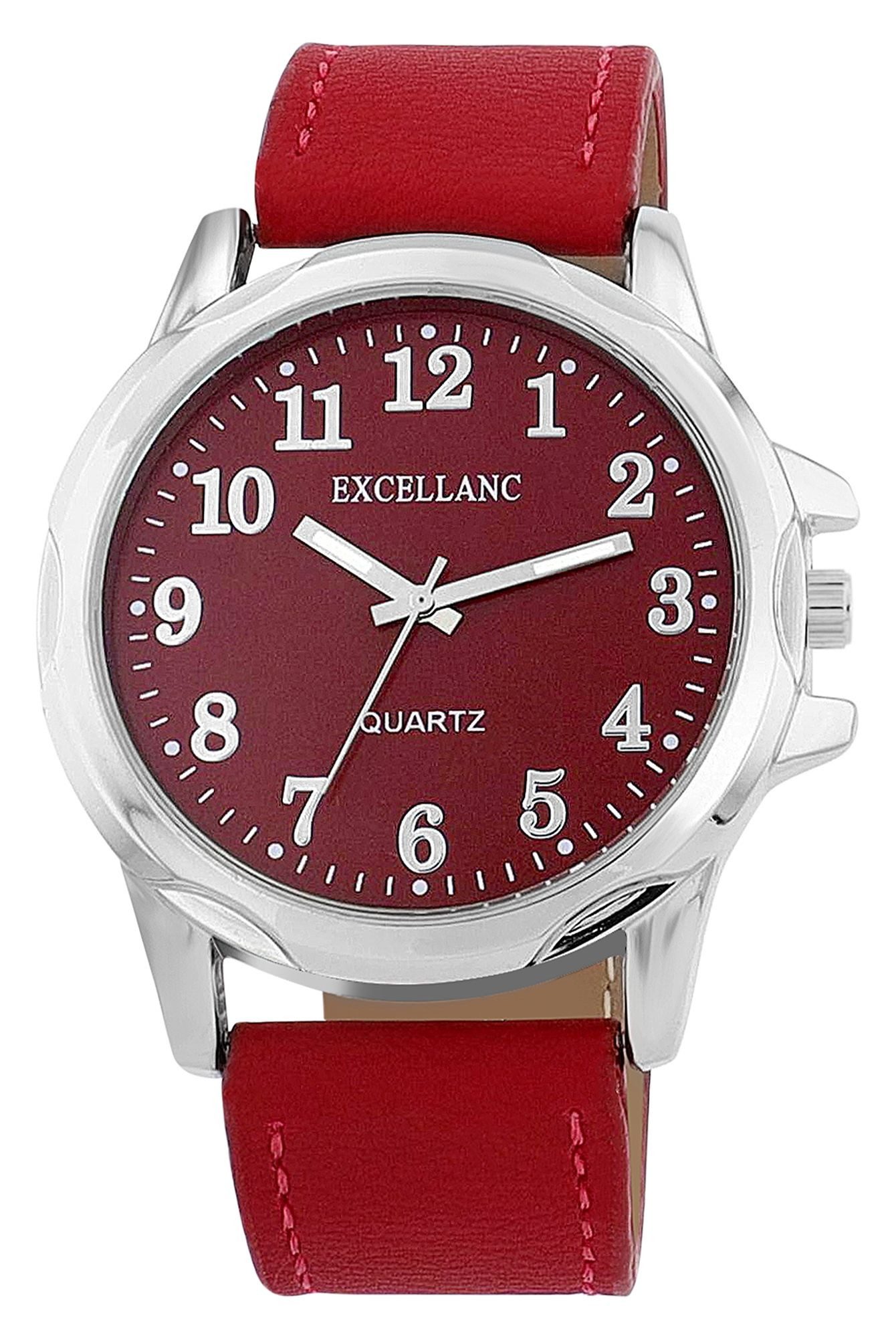 Excellanc Quarzuhr 2900248 Lederimitat, D: 47 günstig online kaufen