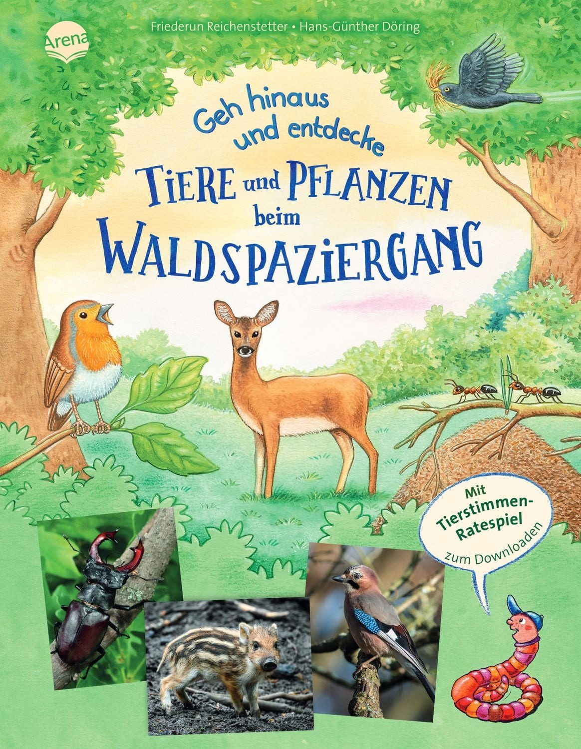 Geh hinaus und entdecke. Tiere und Pflanzen beim Waldspaziergang / Friederun Reichenstetter