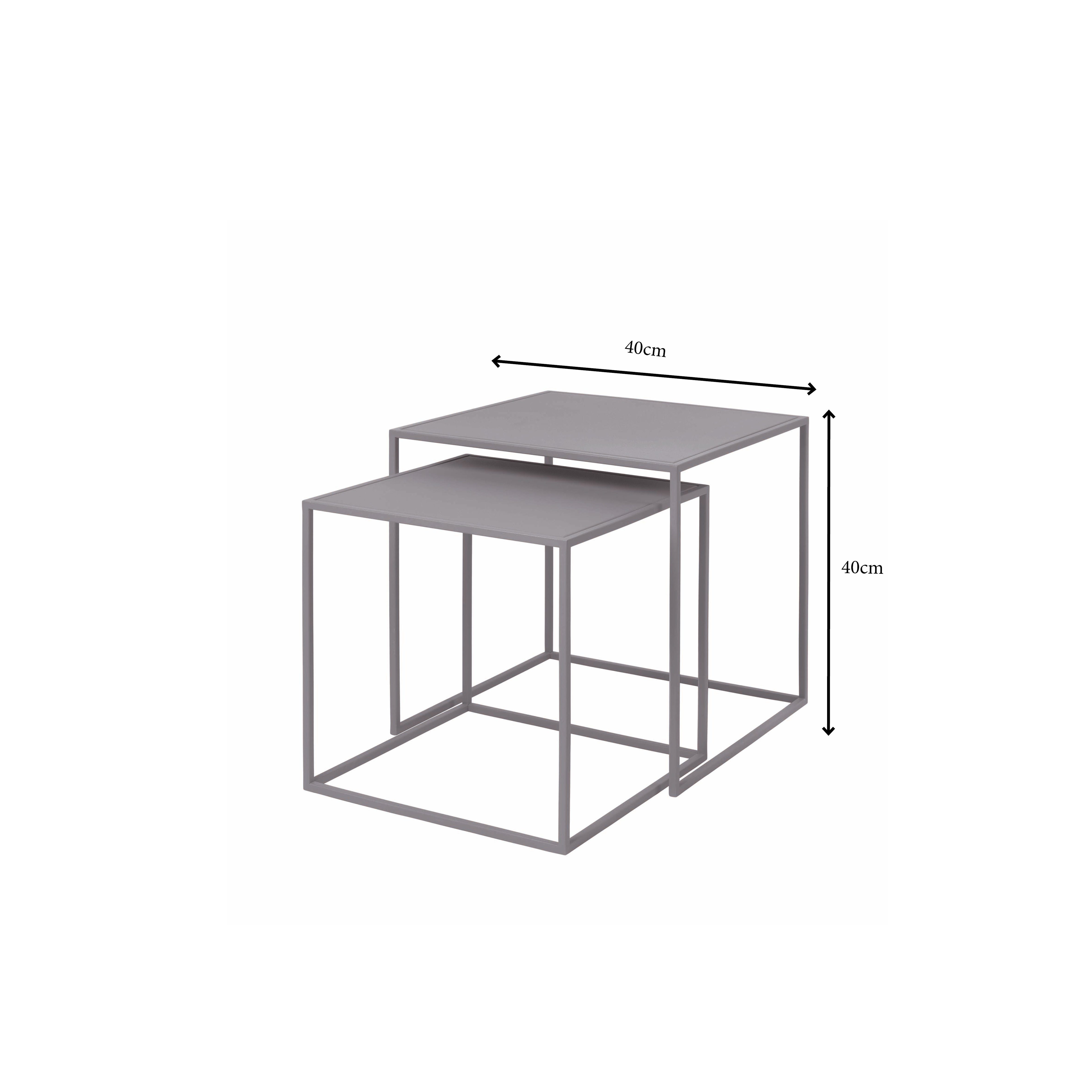 blomus Beistelltisch -FERA- 2er Set quadratische günstig online kaufen
