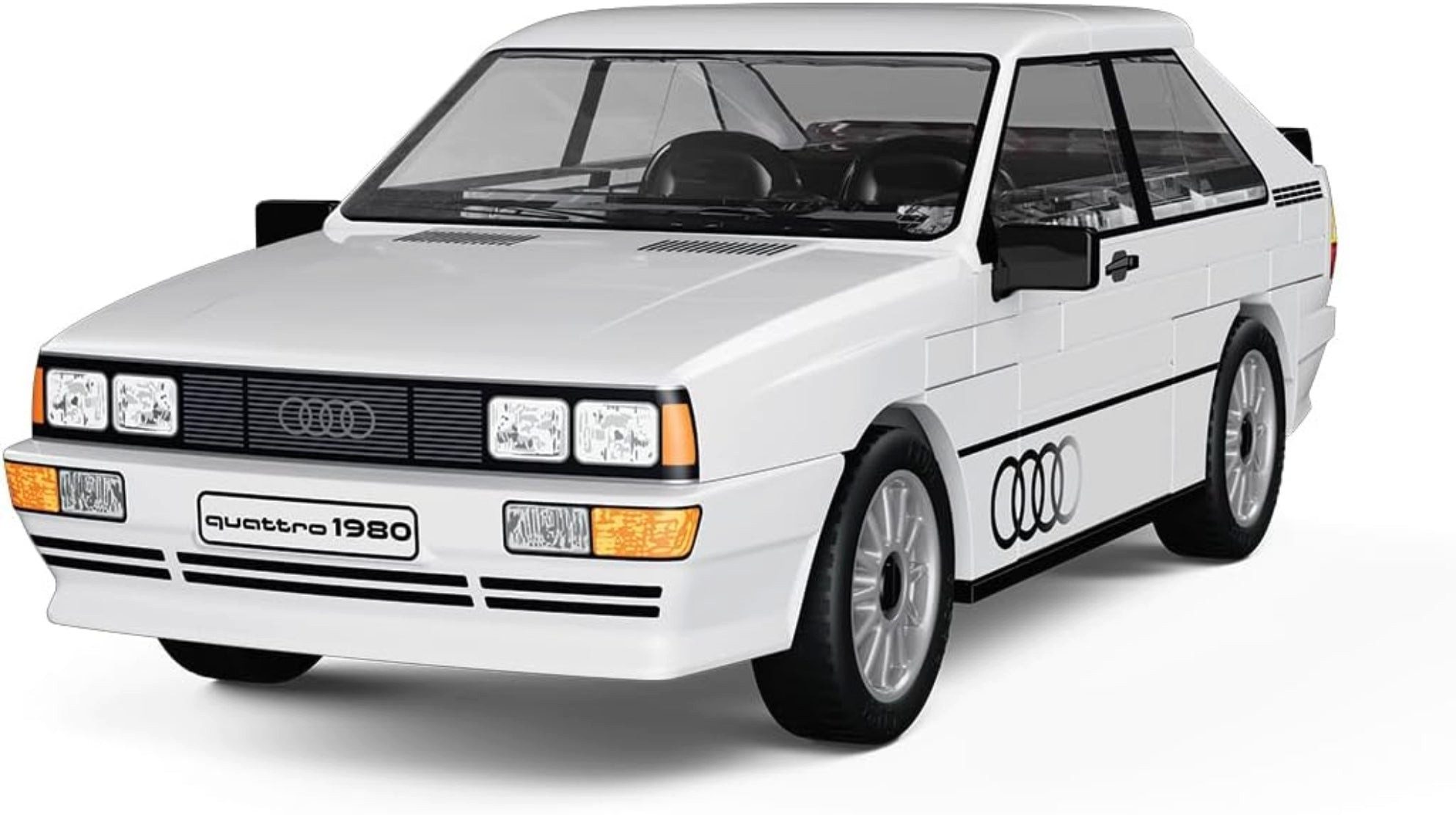 COBI COBI Audi Quattro (1980) Weiß Bauset 79 Teile 1:35 Konstruktions-Spielset