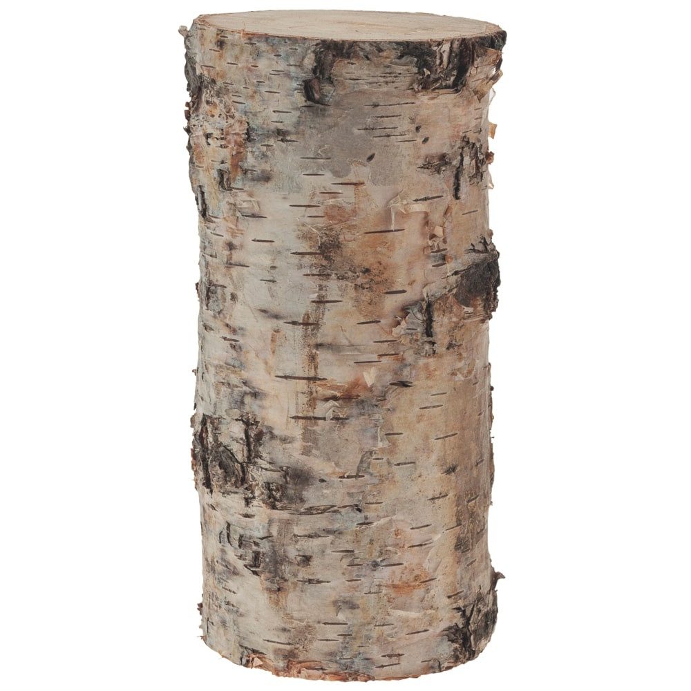 matches21 HOME & HOBBY Bastelnaturmaterial Birkenstämmchen für Basteln Deko in 7 x 15 cm, (1-tlg), Birken-Holz Naturmaterial Holz-Stamm für Basteln und Dekorieren