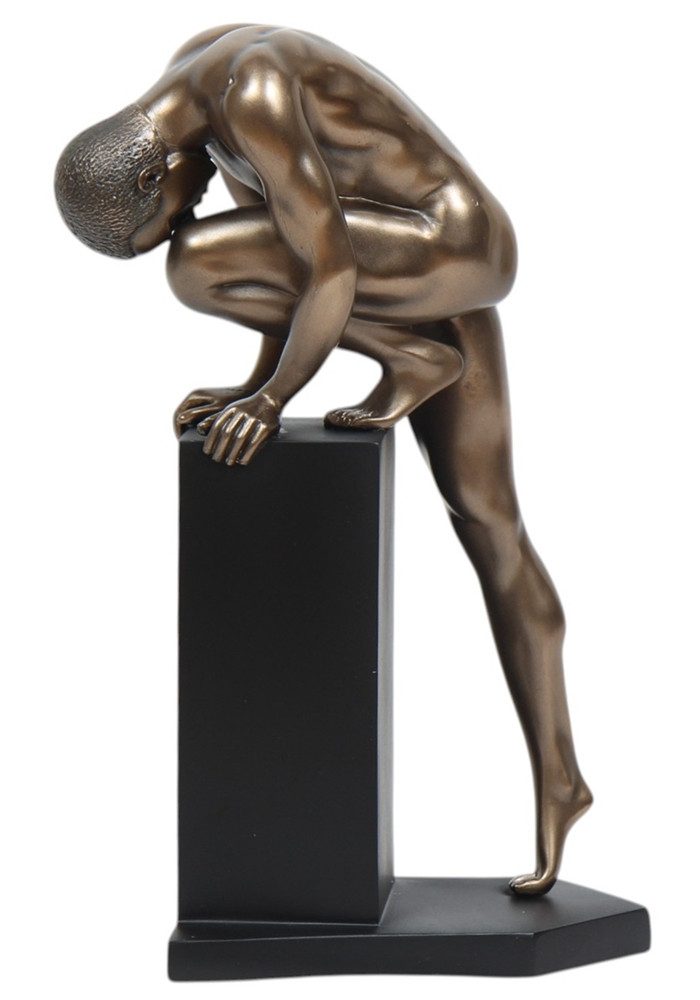 Parastone Dekofigur Skulptur Mann Akt stehend auf Sockel H 22 cm Dekofigur Body Talk