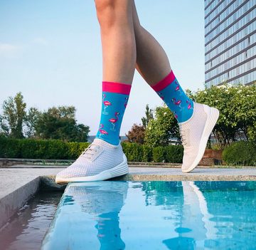 AlterSocks Freizeitsocken Lustige Socken Pelikan Socken Damen & Herren Unisex Größe 36 – 45 (1 Paar)