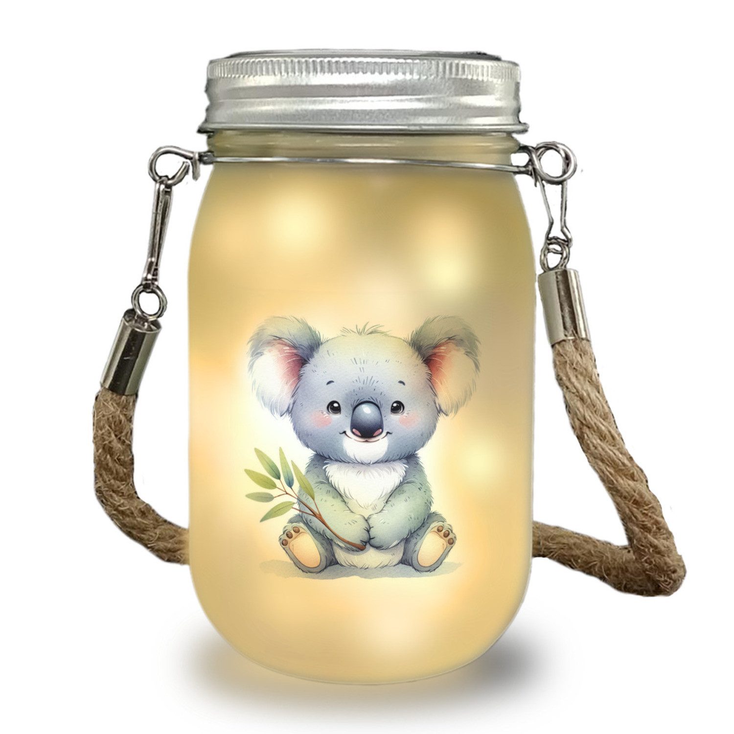 speecheese Dekolicht sitzender Koala Solarlicht