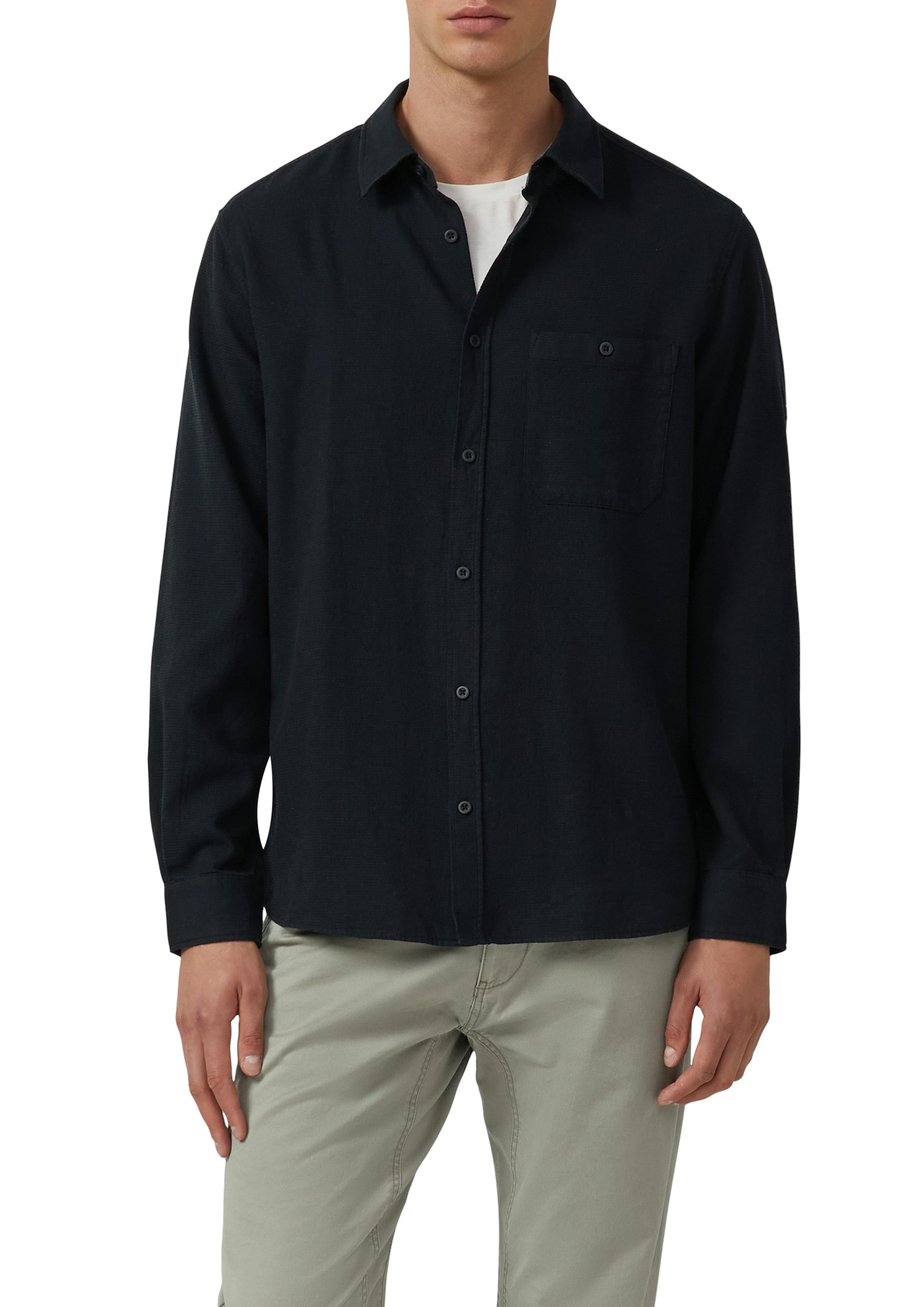 s.Oliver Langarmhemd mit Brusttasche