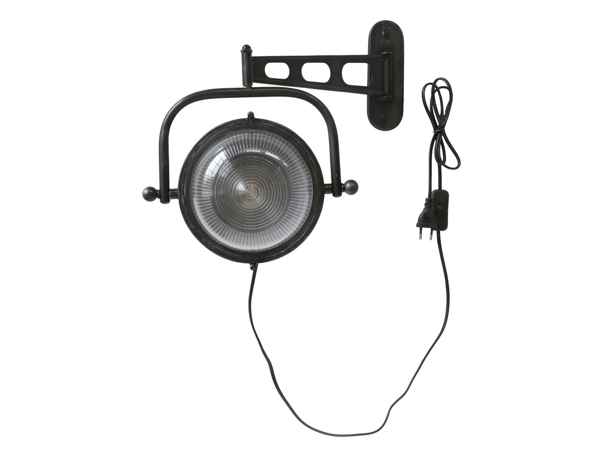Vintagehaus Wandleuchte Wandlampe Industrial Factory Spotlight Metall Antik schwenkbar