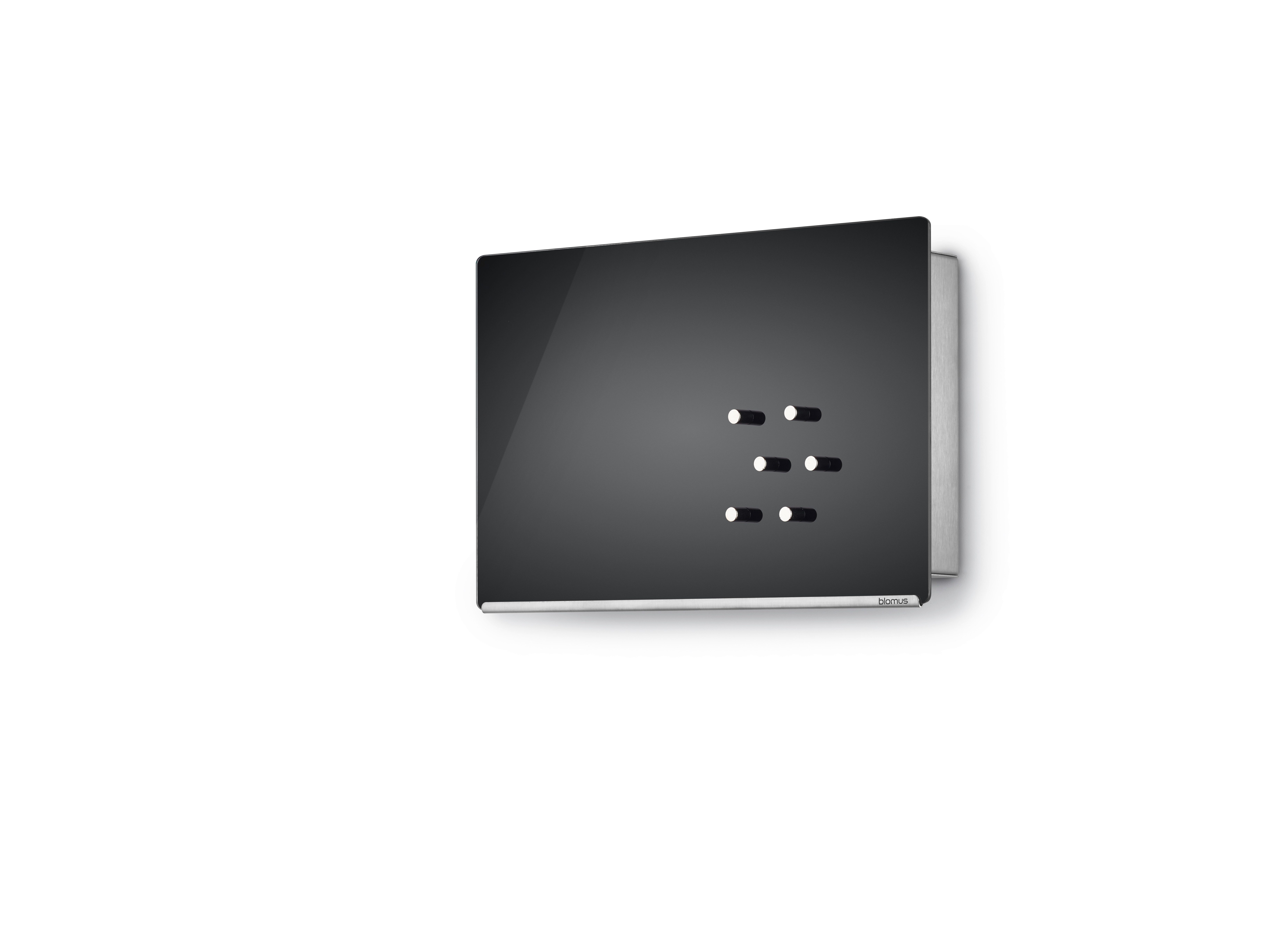 blomus Schlüsselkasten -VELIO- Schlüsselbrett, Magnetwand: Modernes Design (1 St), 7 gummierte Haken, inkl. Magnet, Magnetfunkton