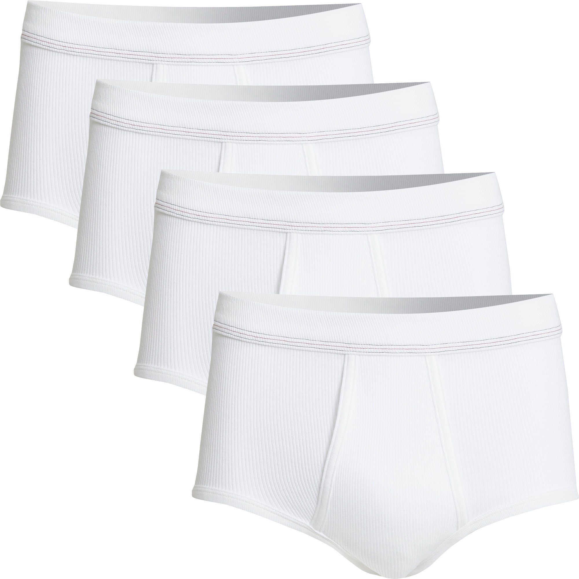 conta Slip Herren-Slip 4er-Pack Doppelripp Uni