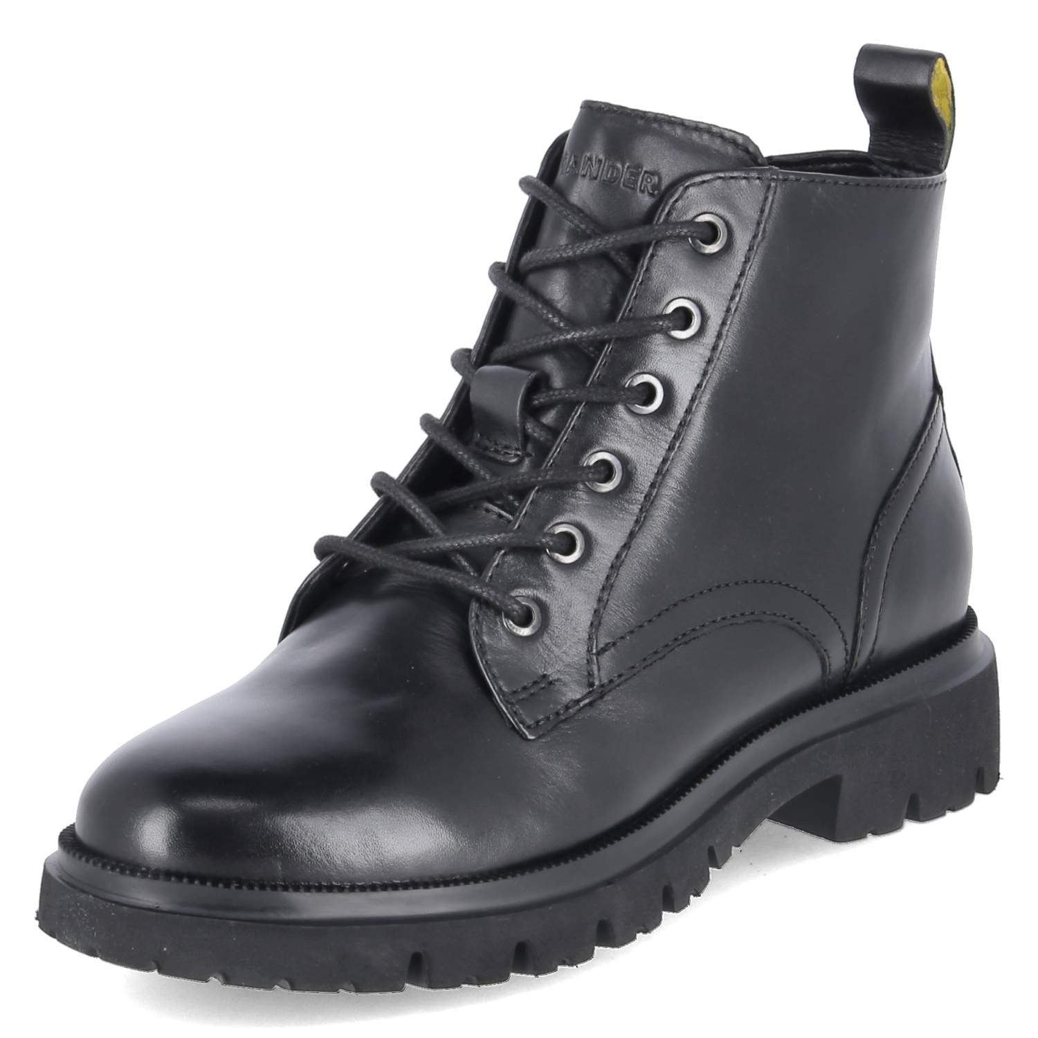 Salamander Salamander F31AU4311000-1000 Damen Glattleder schwarz Schnürstiefel
