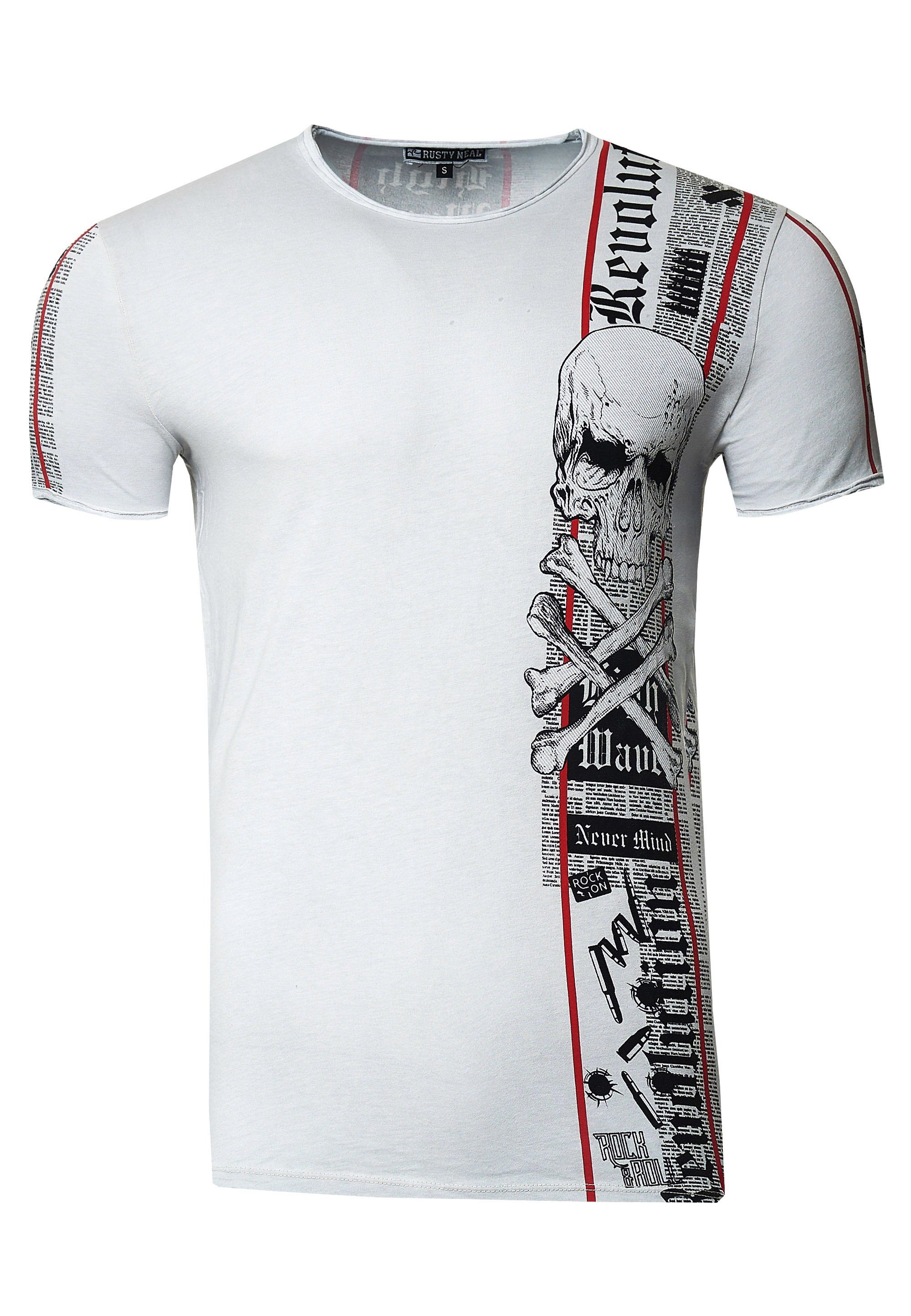 Rusty Neal T-Shirt im verwaschenen Look