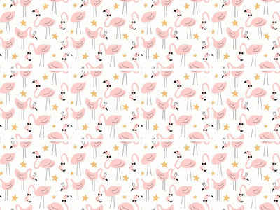 queence Fliesenaufkleber Flamingos