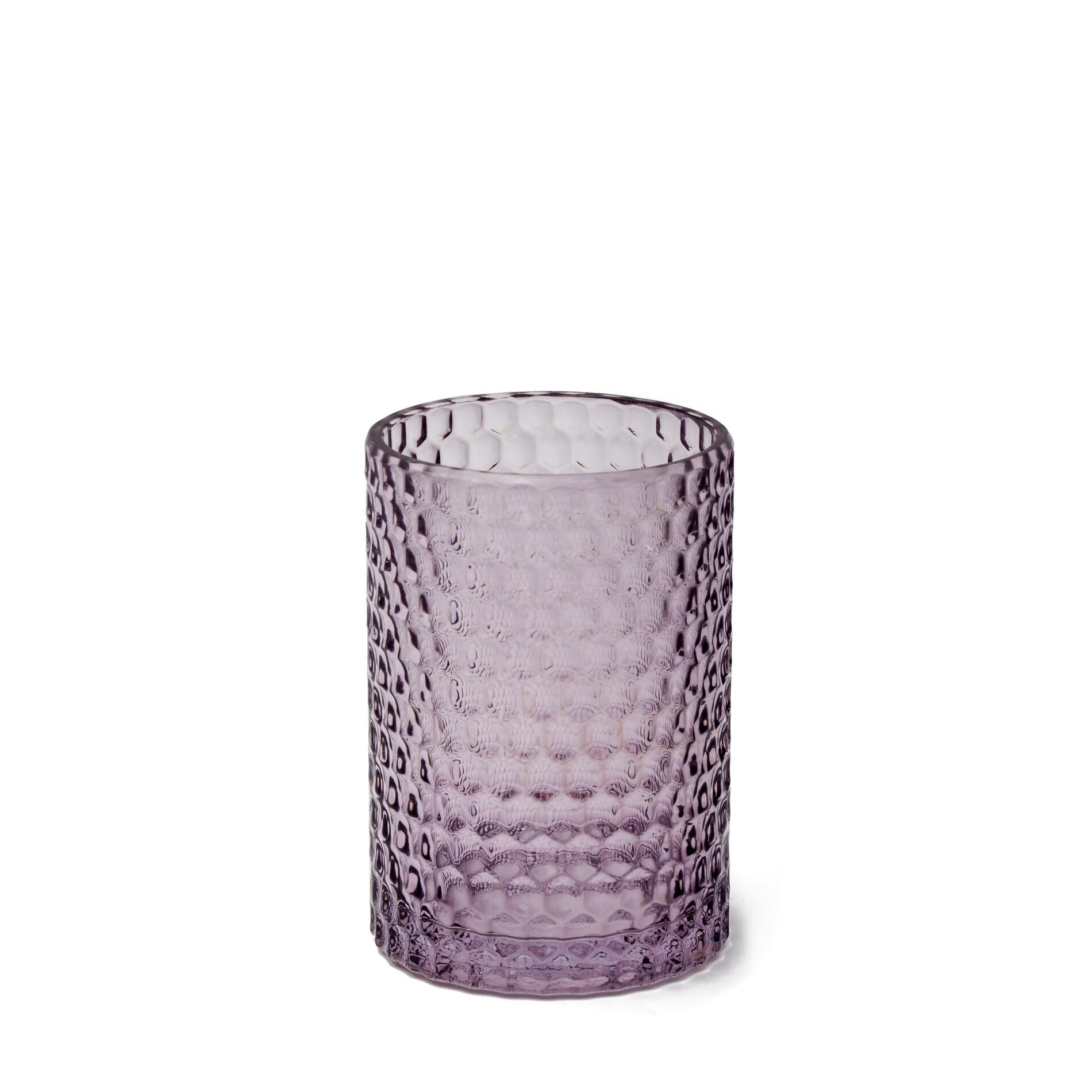 Ridder Badaccessoire-Set Aufbewahrungsbecher Sherine Transparent-lila günstig online kaufen