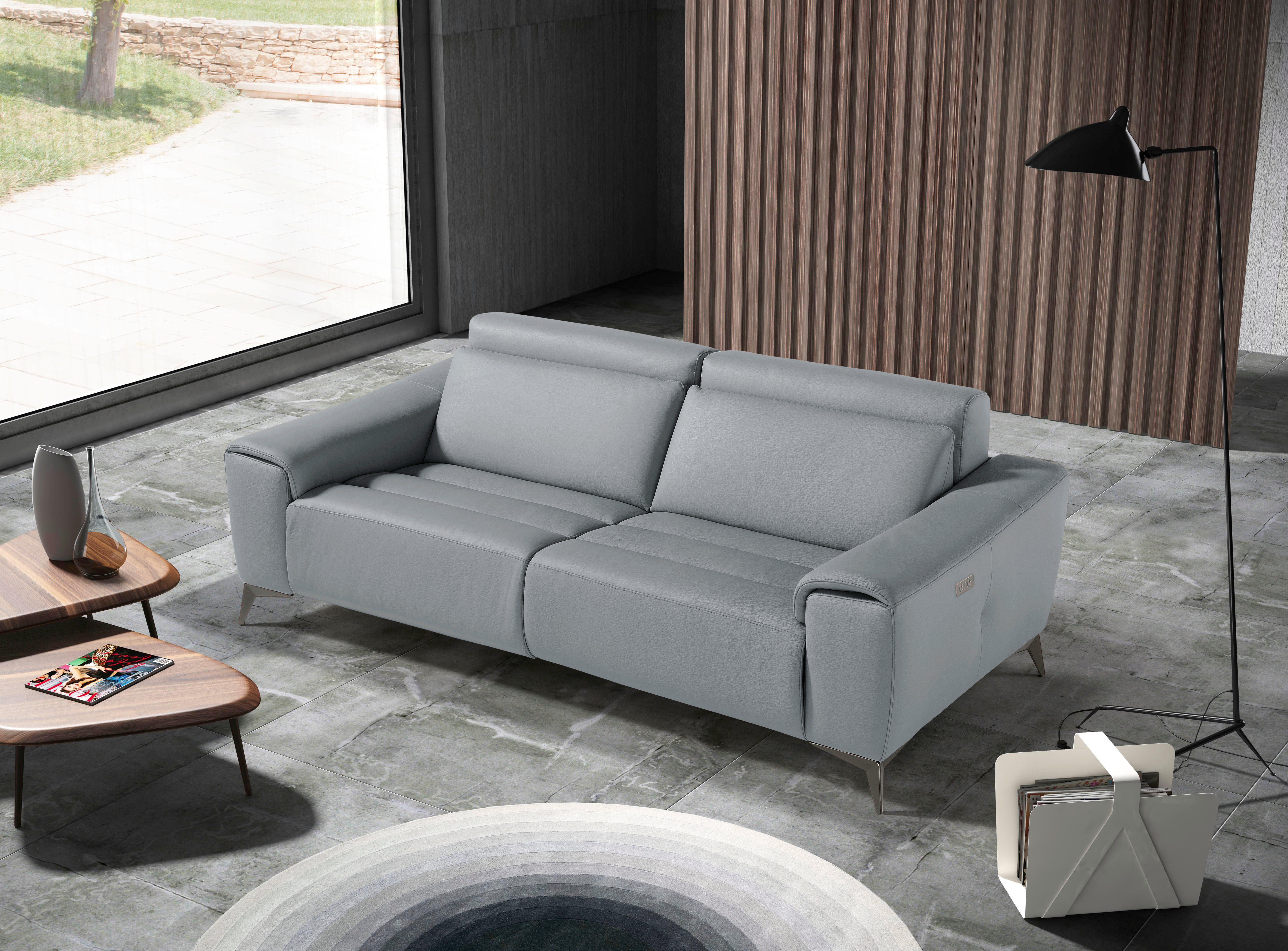 Egoitaliano 2,5-Sitzer Suzette, Designsofa mit elektrischen Komfortfunktionen, edel & bequem, inkl. 2 elektronischer Relaxfunktionen, Rücken- und Fußteilfunktion