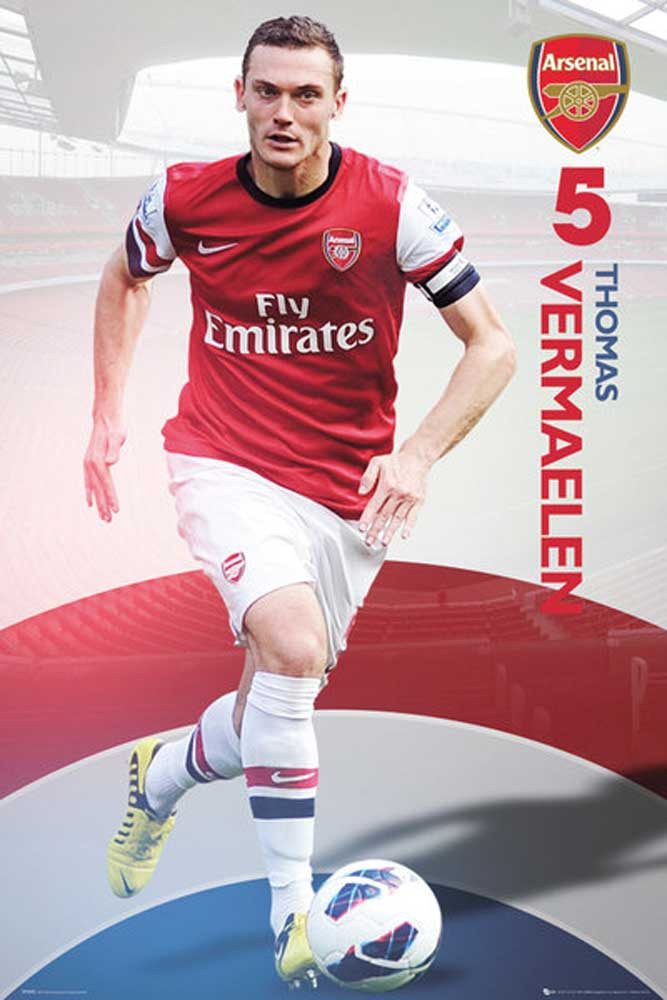 Poster Fußball - Poster - Arsenal - Vermaelen 12/13