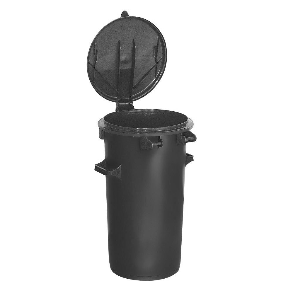 BRB-Lagertechnik Mülleimer System-Mülleimer, 50 Liter, Höhe 710 mm, PE-HD, mit 2 Handgriffen, Hoch beständig gegen die meisten Chemiekalien