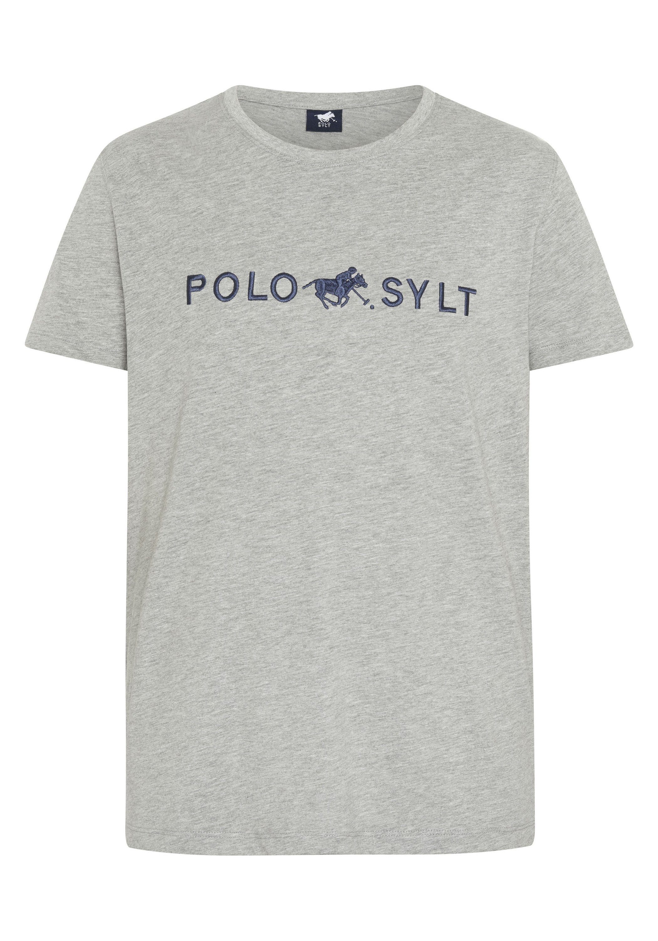 Polo Sylt Print-Shirt mit Logo-Schriftzug