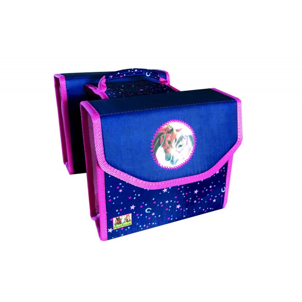 Bike Fashion Fahrradtasche Kinder-Doppelpacktasche Pferdefreunde Packtaschen