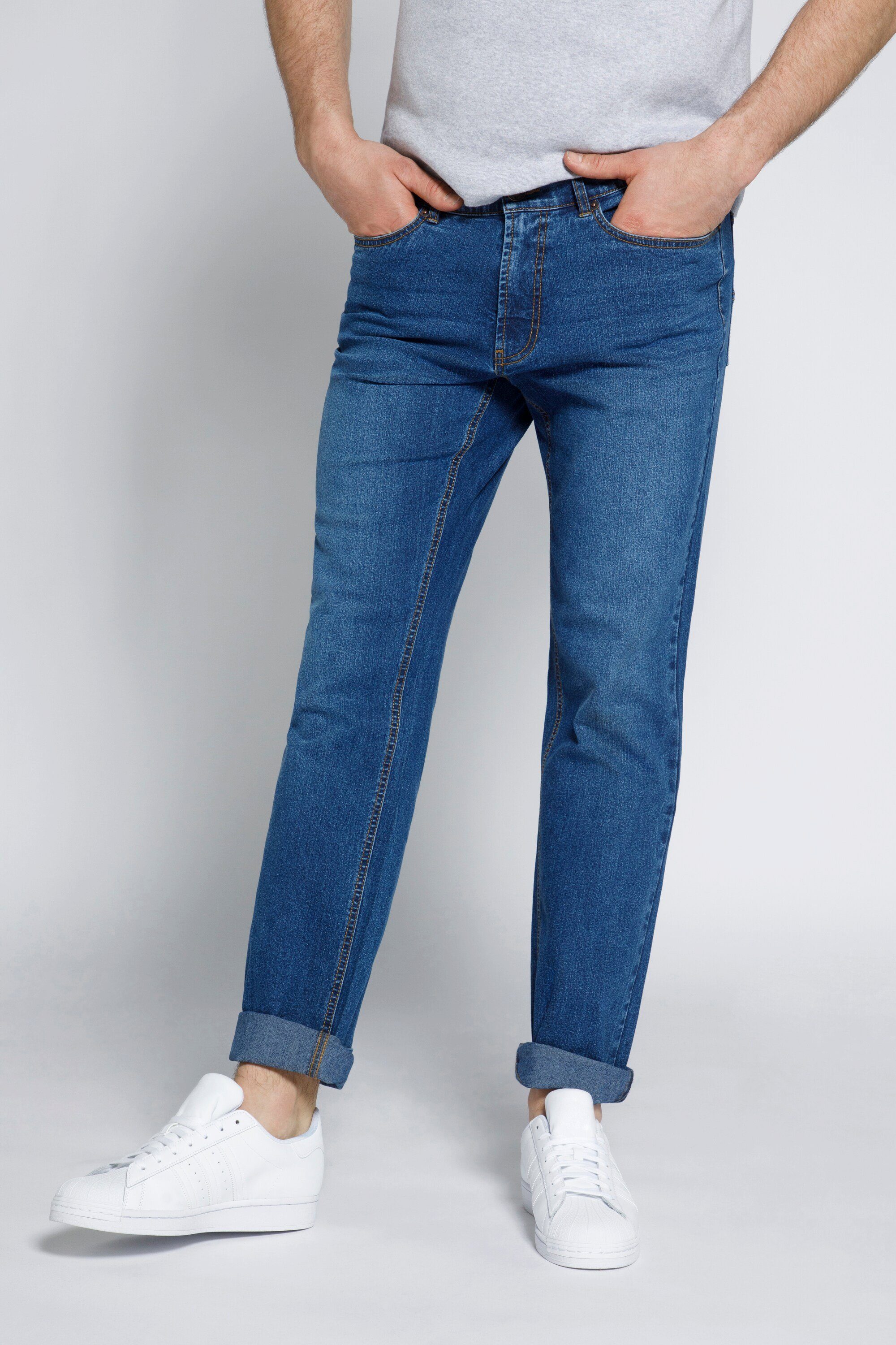 STHUGE 5-Pocket-Jeans STHUGE Jeans Bauchfit Regular Fit 5 Pocket