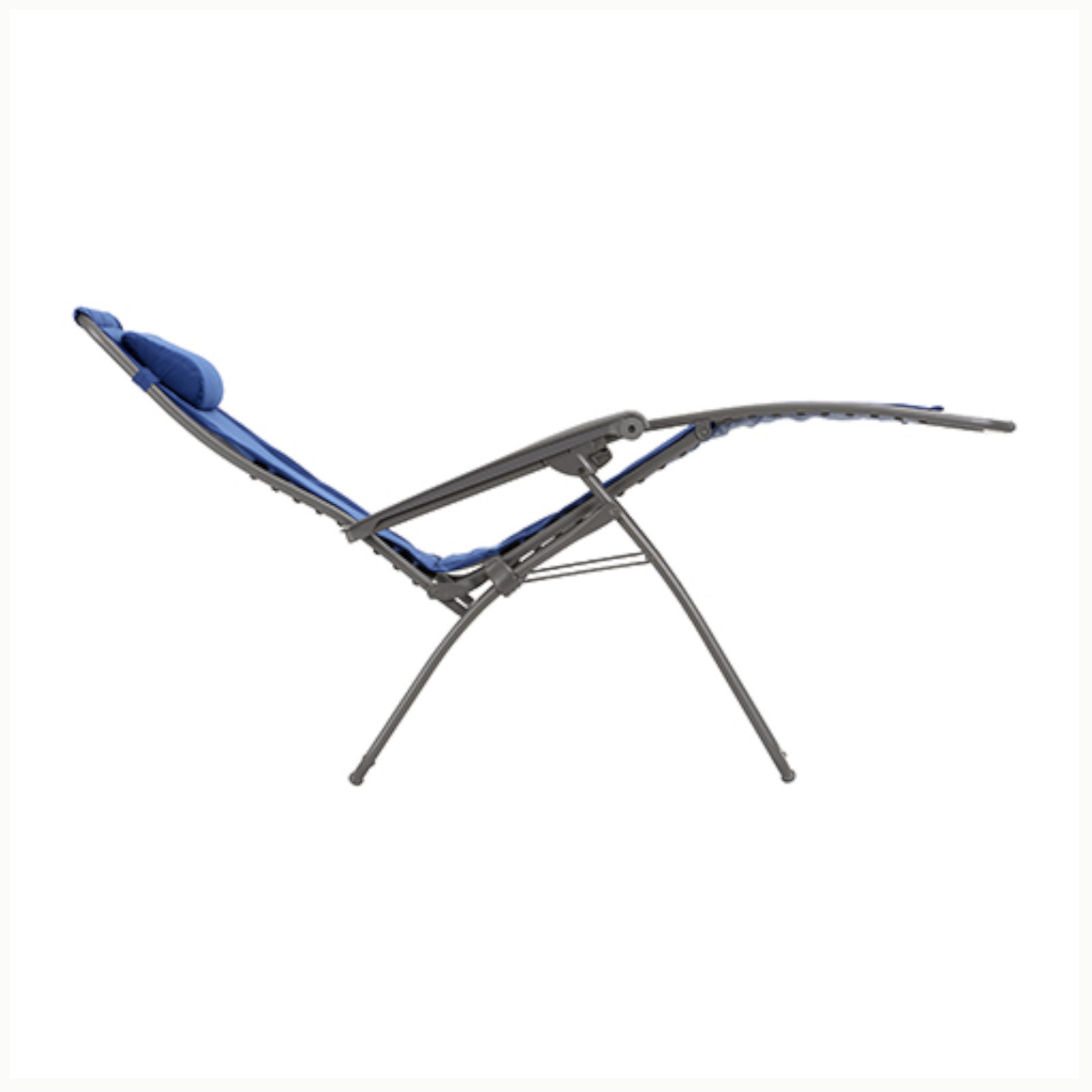 Lafuma Gartenlounge-Sessel Lafuma RSX CLIP LightComfort® Relaxliege Denim Sonnenliege