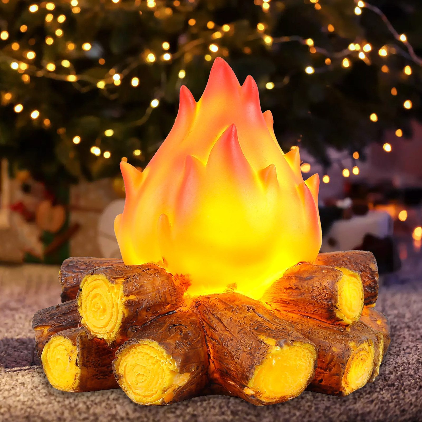 MUPOO LED Dekolicht LED Nachtlicht Flammenlicht,Dekorative Realistische Fla günstig online kaufen