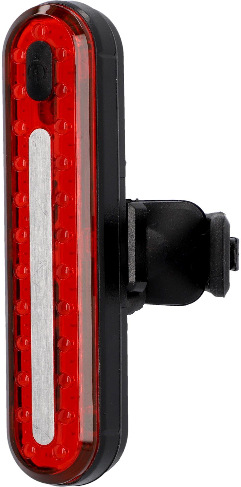 FISCHER Fahrrad Fahrradbeleuchtung LED-Akku Bremslicht Stableuchte