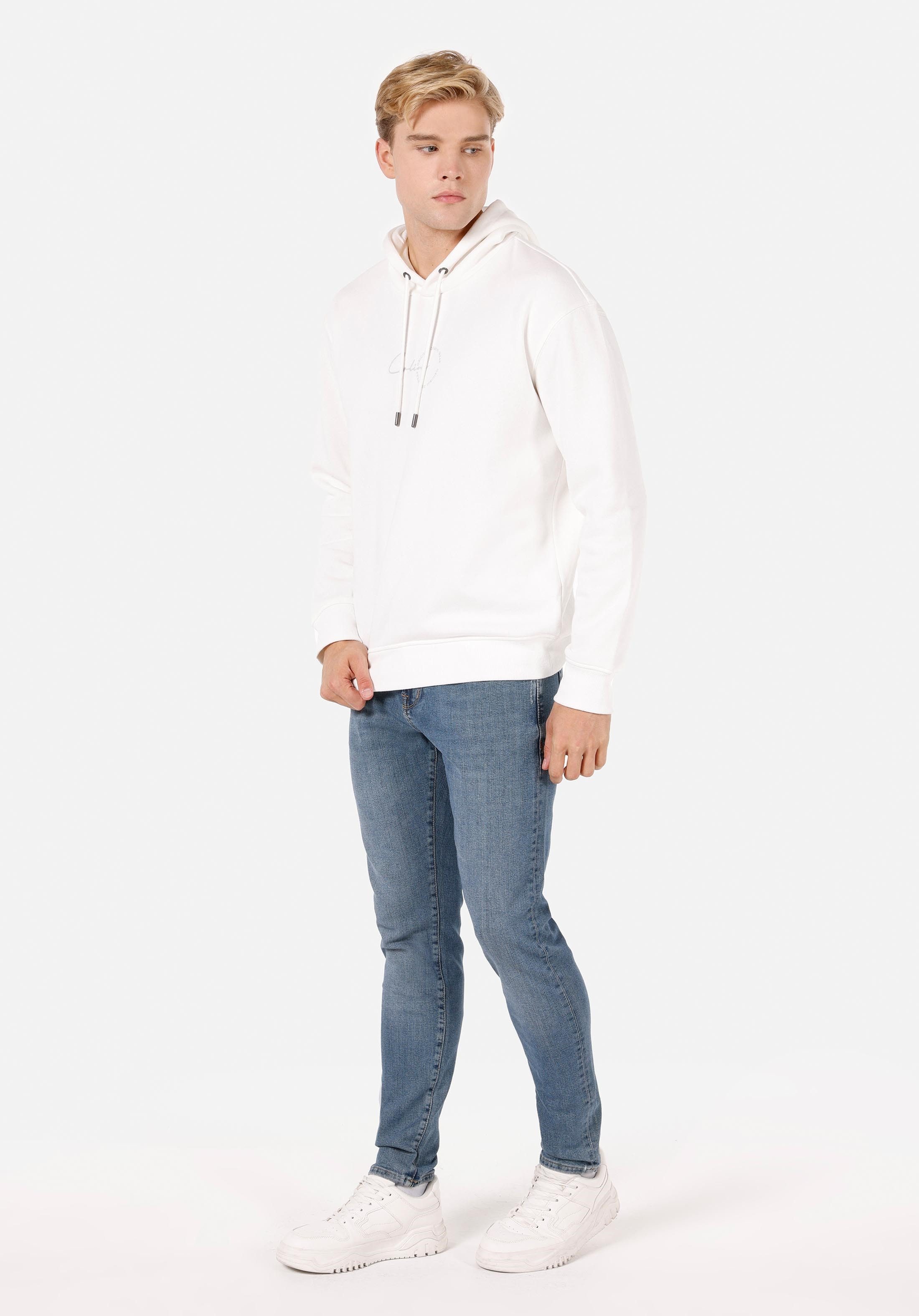 Colins 5-Pocket-Jeans Colins Slim Fit Herrenjeans in dunklem Indigoblau