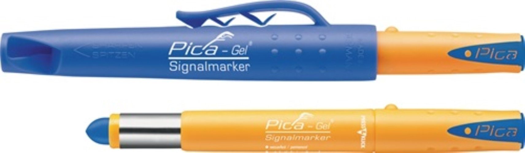 wasserfest markiert Pica Pica-Gel PICA ra und blau glatten Marker Signalmarker auf