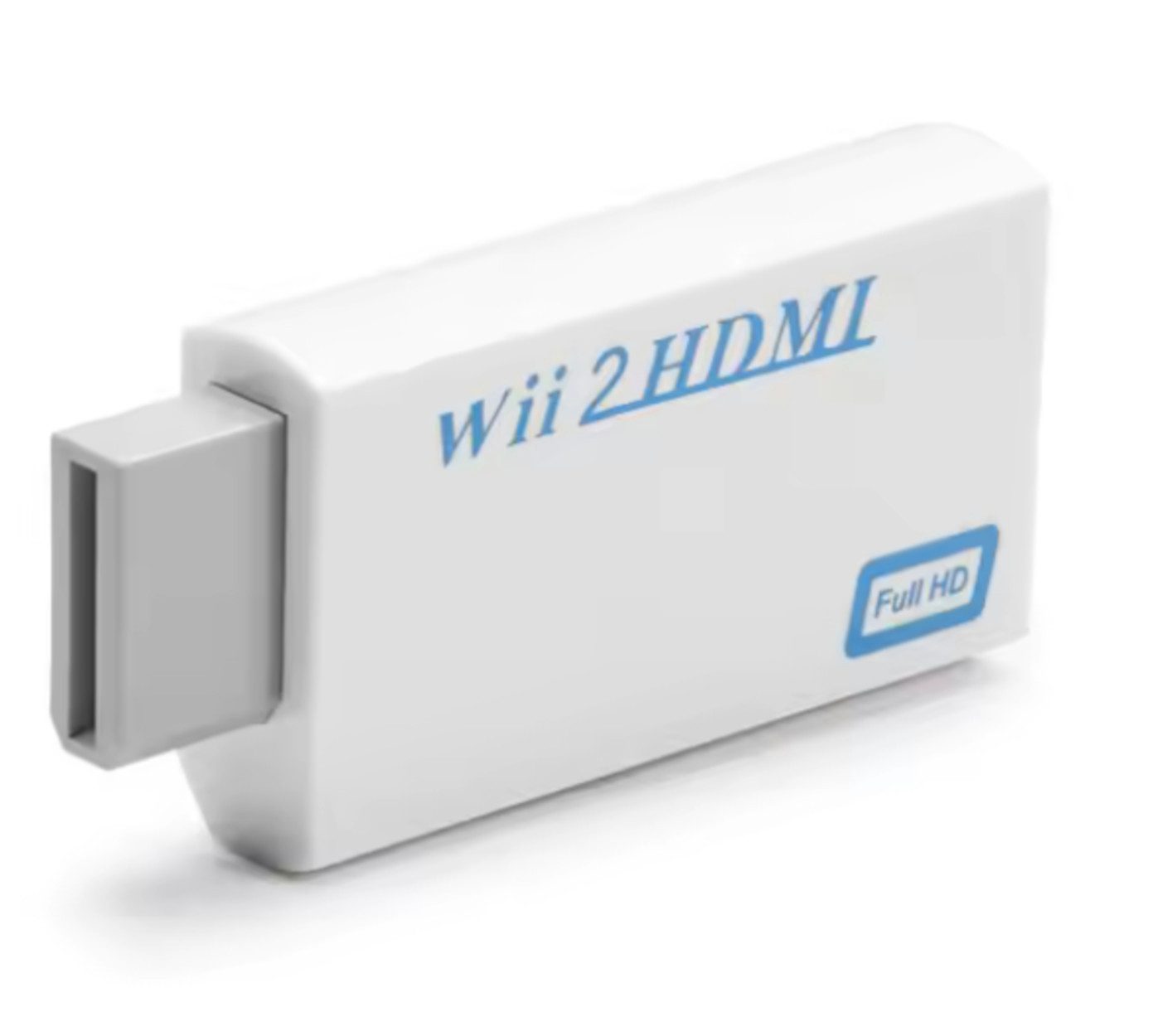 ENGELMANN EnM0649, Nintendo Wii HDMI Konverter Gaming-Adapter Wii-in zu HDMI, 3,5-mm-Klinke, Weiß