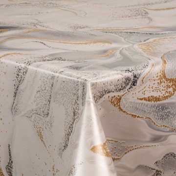 laro Tischdecke Wachstuch-Tischdecken Abwaschbar Sand Sahara beige braun rechteckig