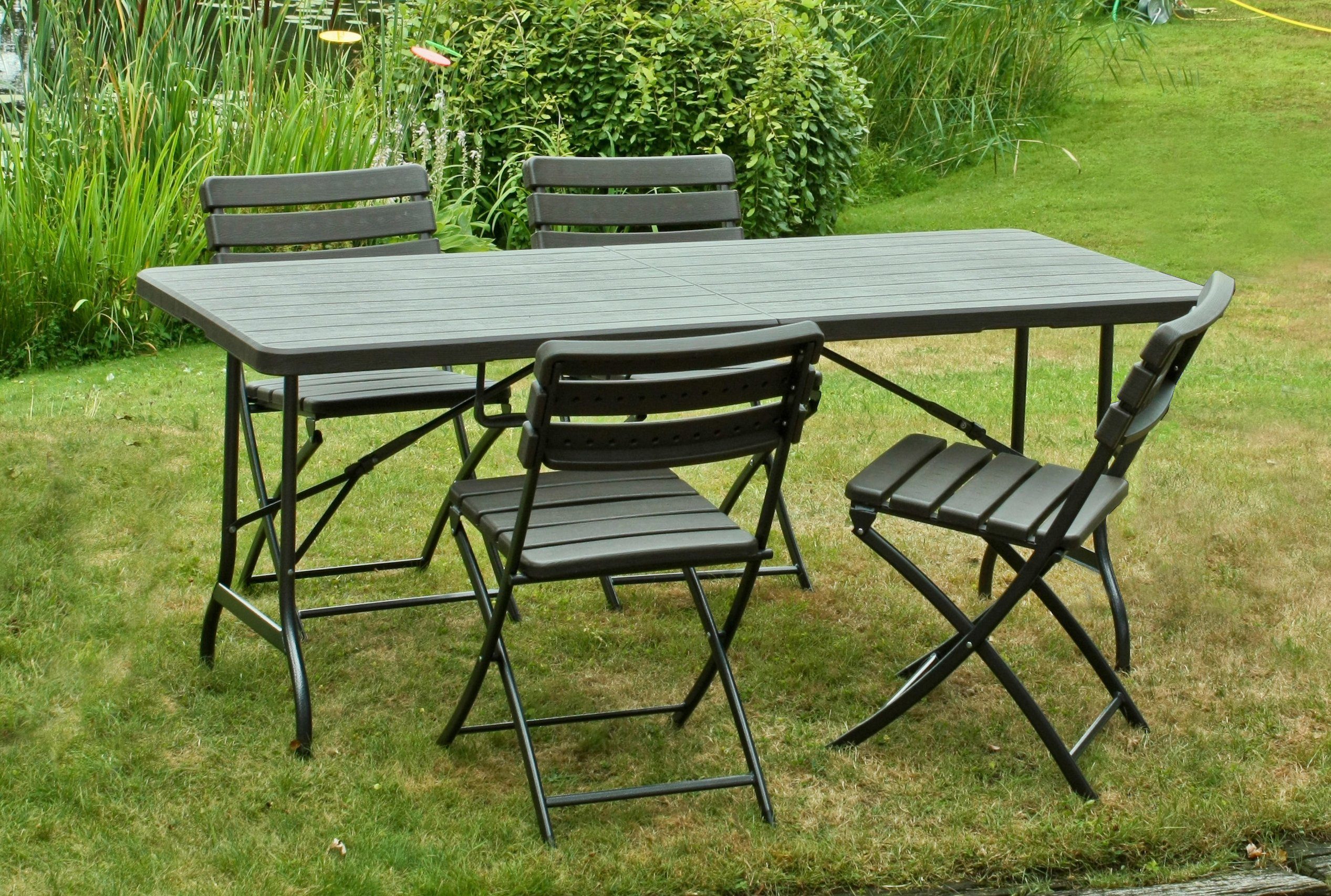 Garden Pleasure Garten-Essgruppe TABORA, (Set, 5-tlg)