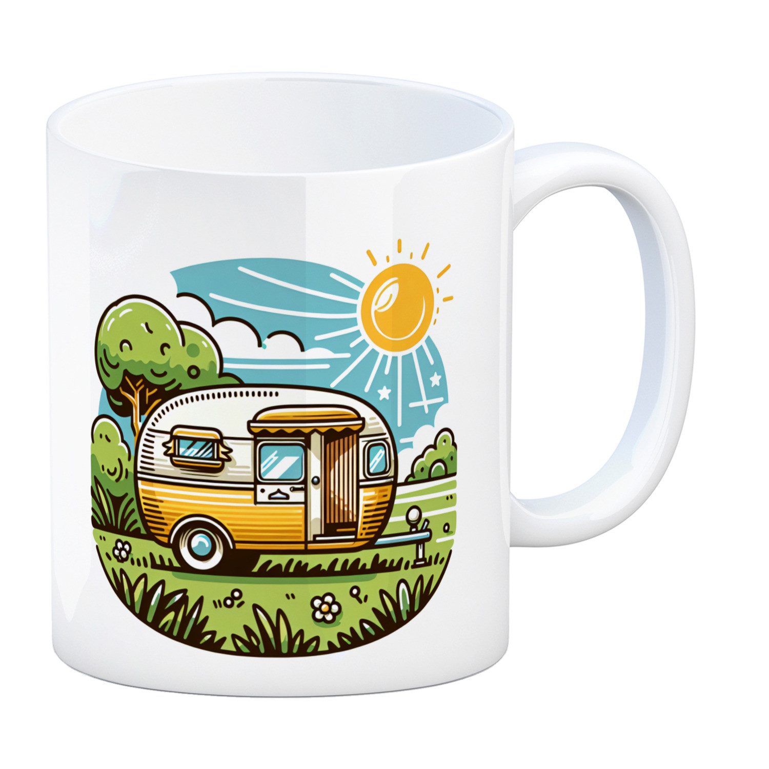 speecheese Tasse Campingtasse Kaffeebecher