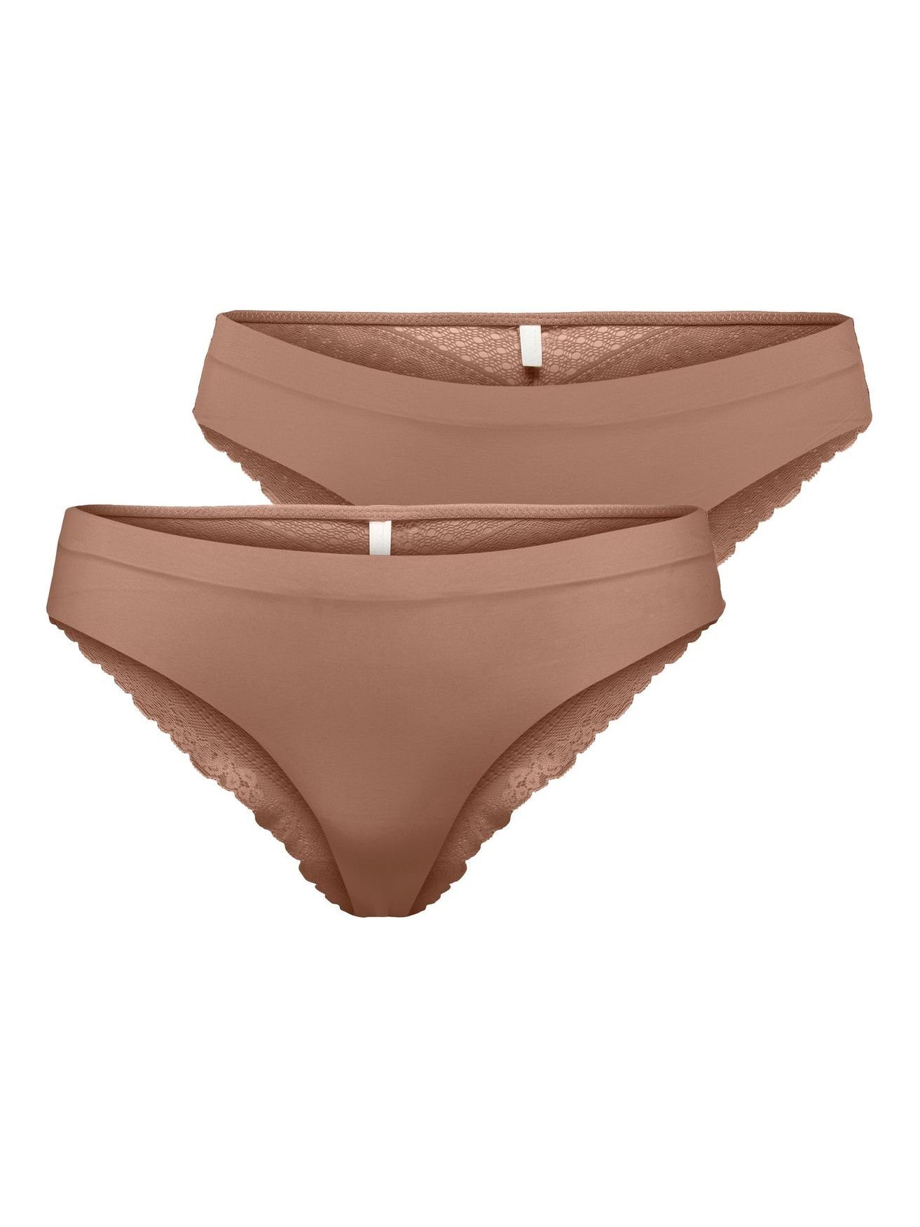 ONLY Slip (2-St) ONLLAURA LACE BRAZILIAN 2-PACK